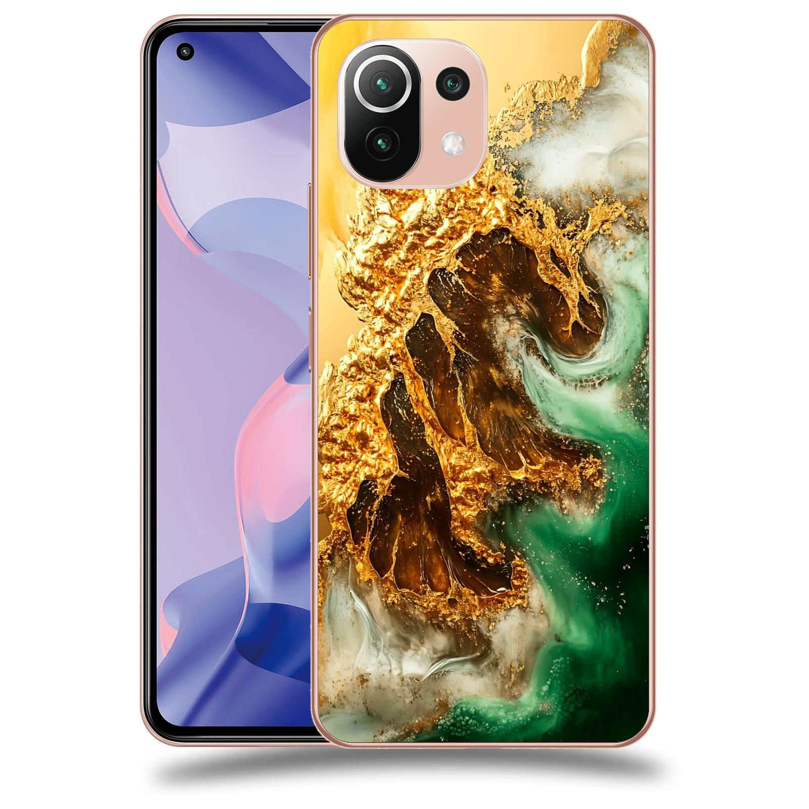 ACOVER Kryt na mobil Xiaomi 11 Lite 5G NE - Golden Moss II