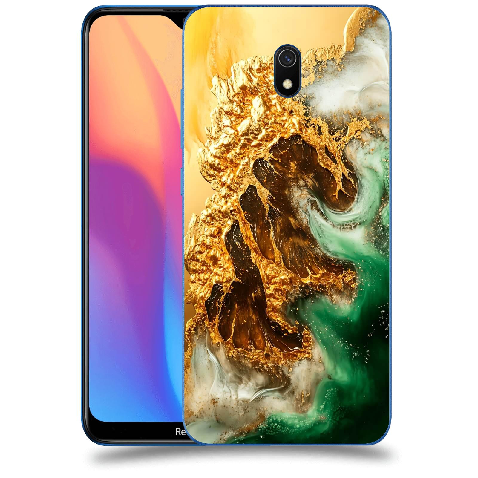 ACOVER Kryt na mobil Xiaomi Redmi 8A - Golden Moss II