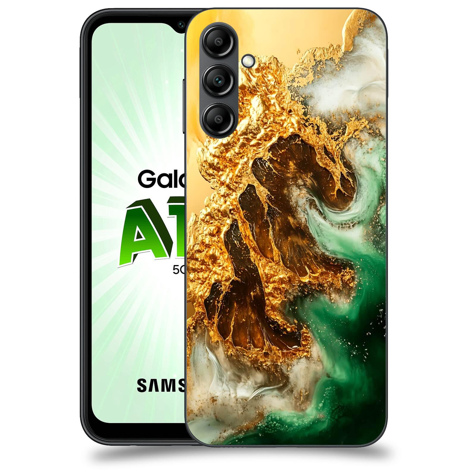ACOVER Kryt na mobil Samsung Galaxy A14 5G - Golden Moss II
