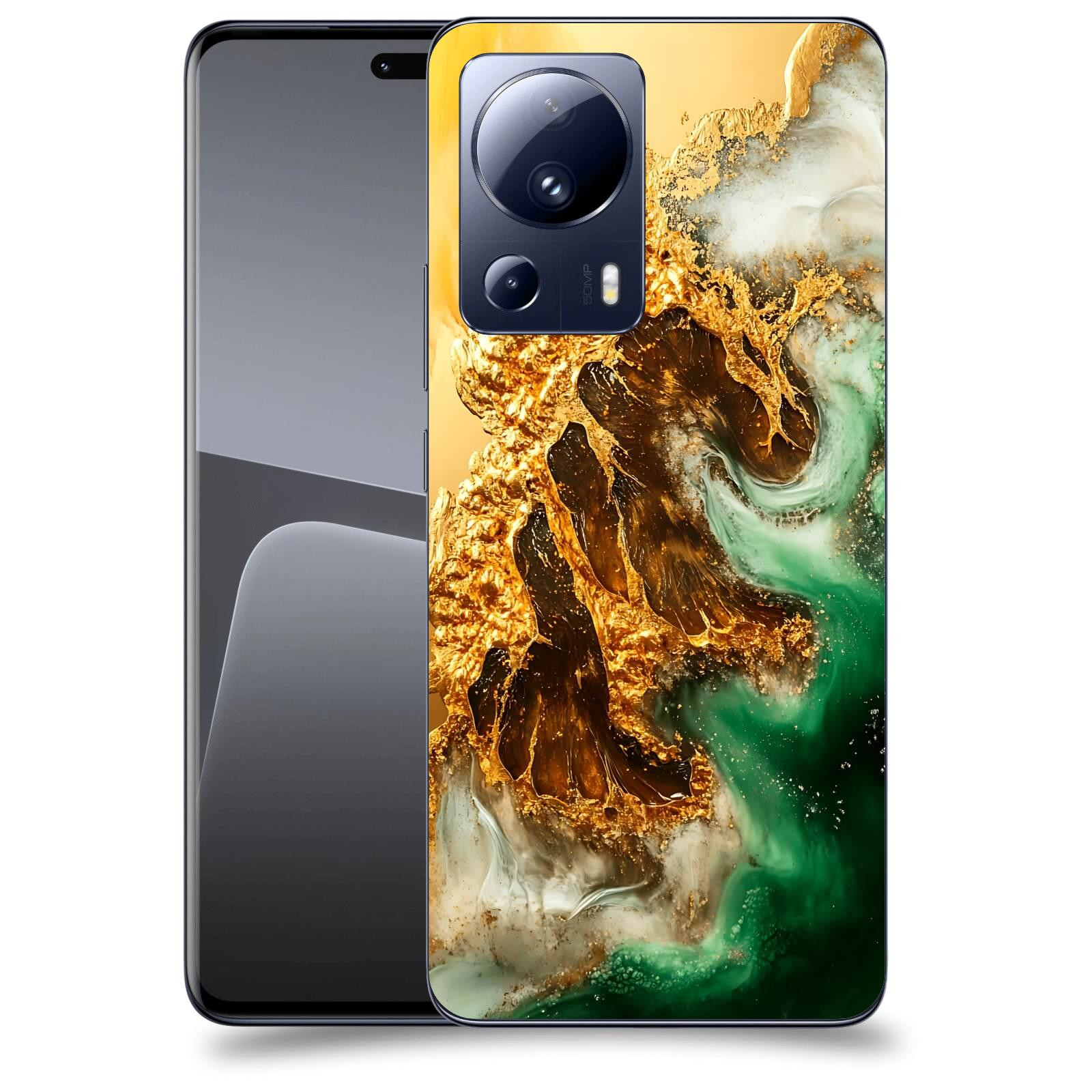ACOVER Kryt na mobil Xiaomi 13 Lite - Golden Moss II