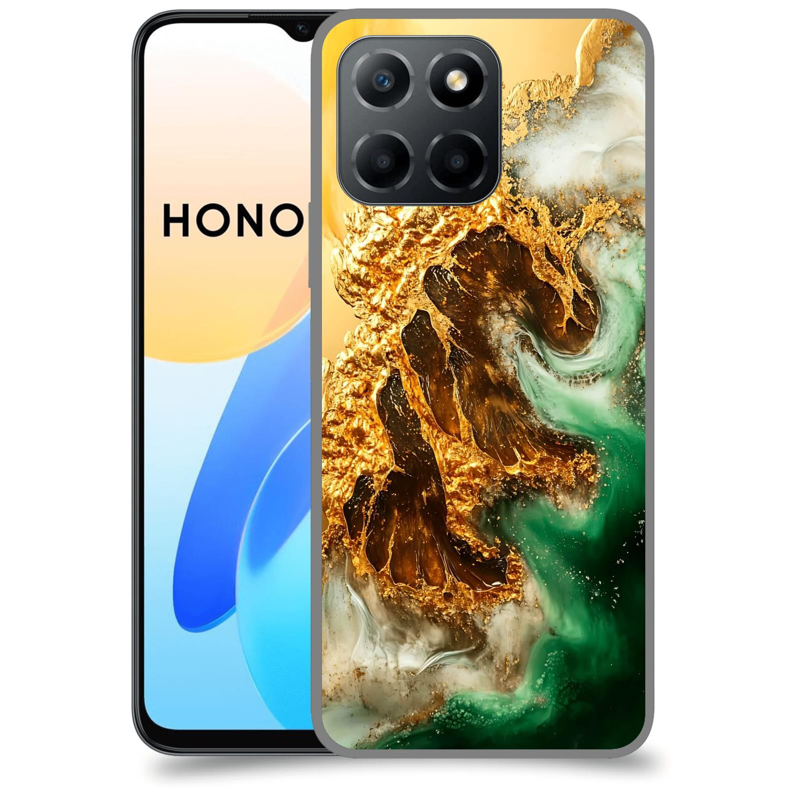 ACOVER Kryt na mobil Honor X8 4G - Golden Moss II