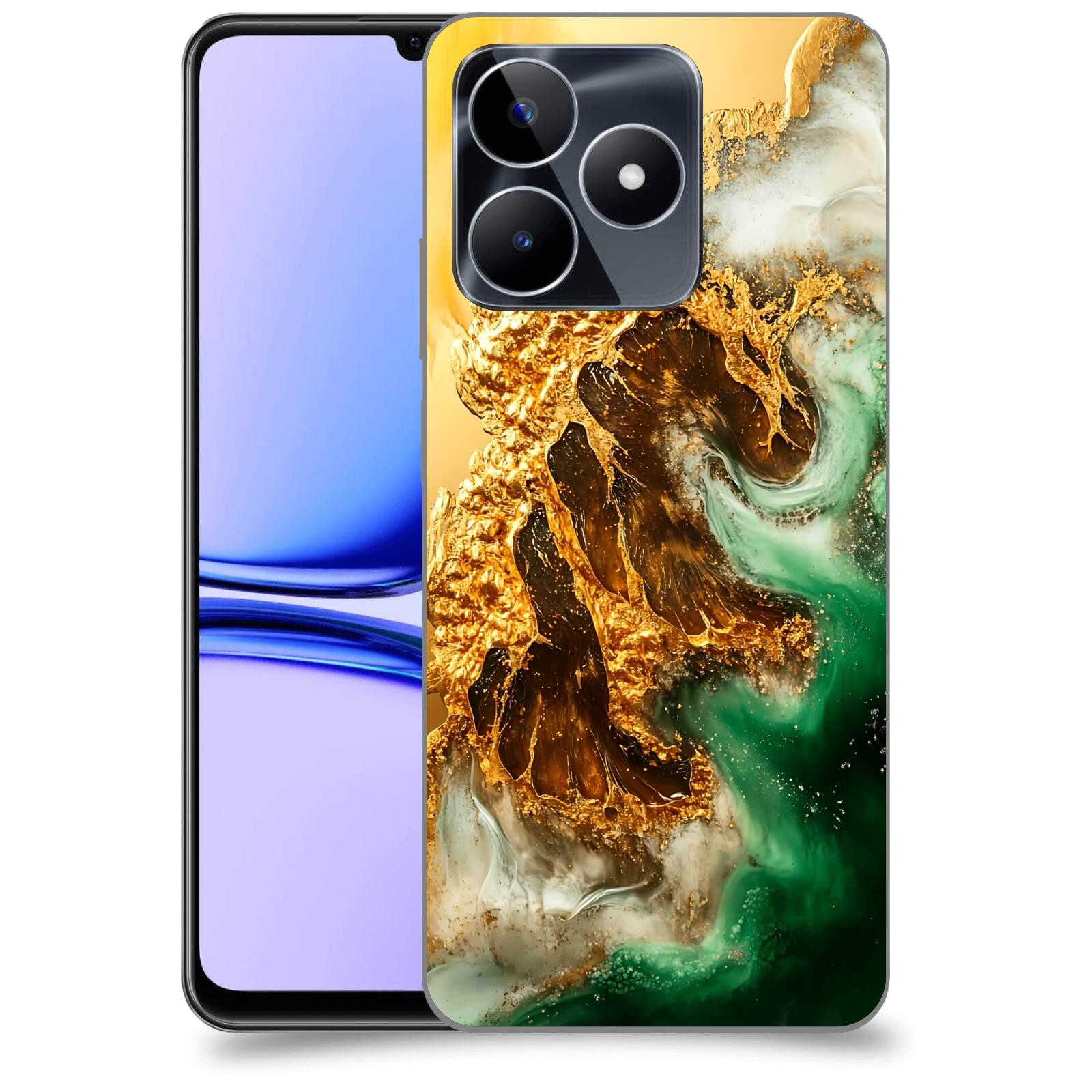 ACOVER Kryt na mobil Realme C53 - Golden Moss II