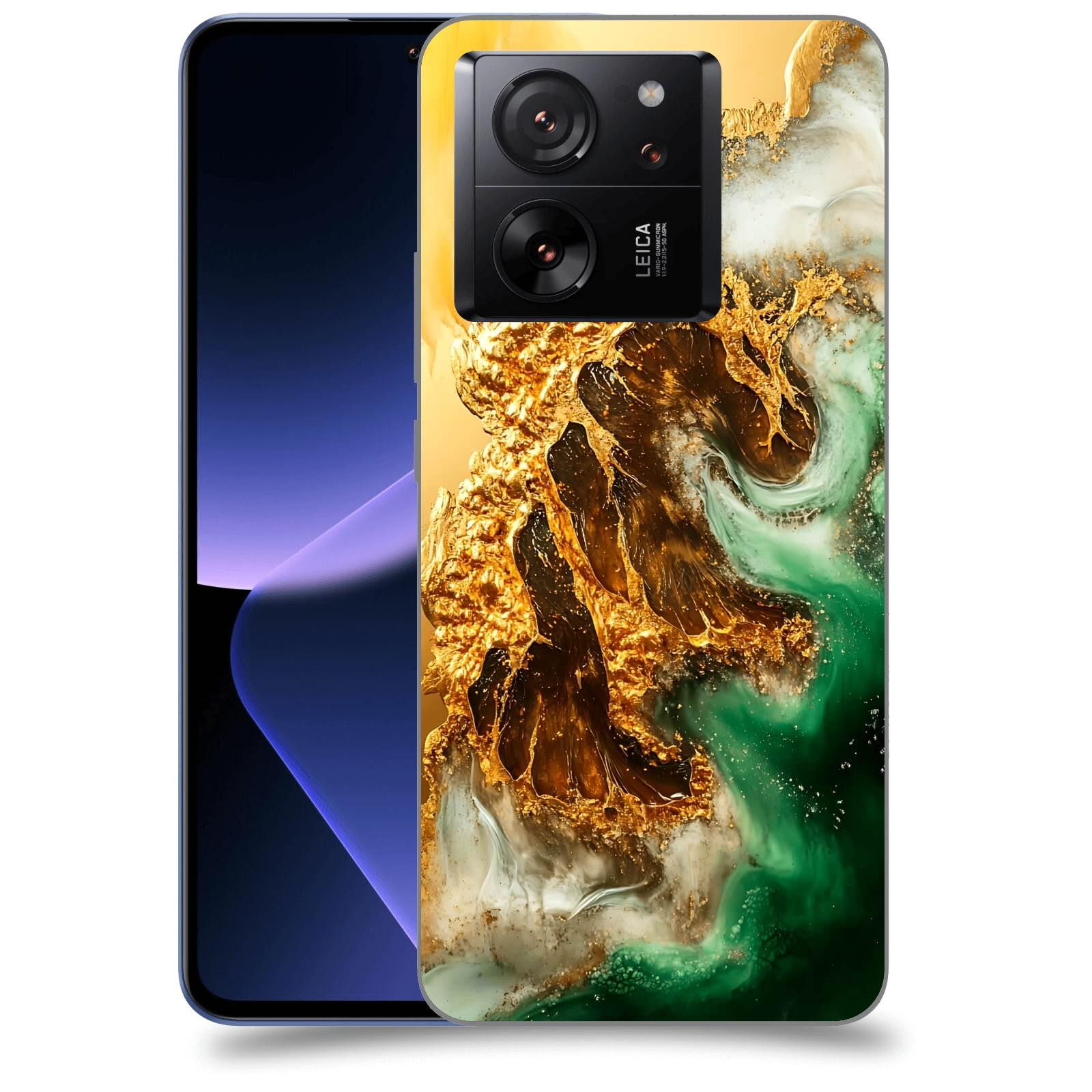 ACOVER Kryt na mobil Xiaomi 13T - Golden Moss II