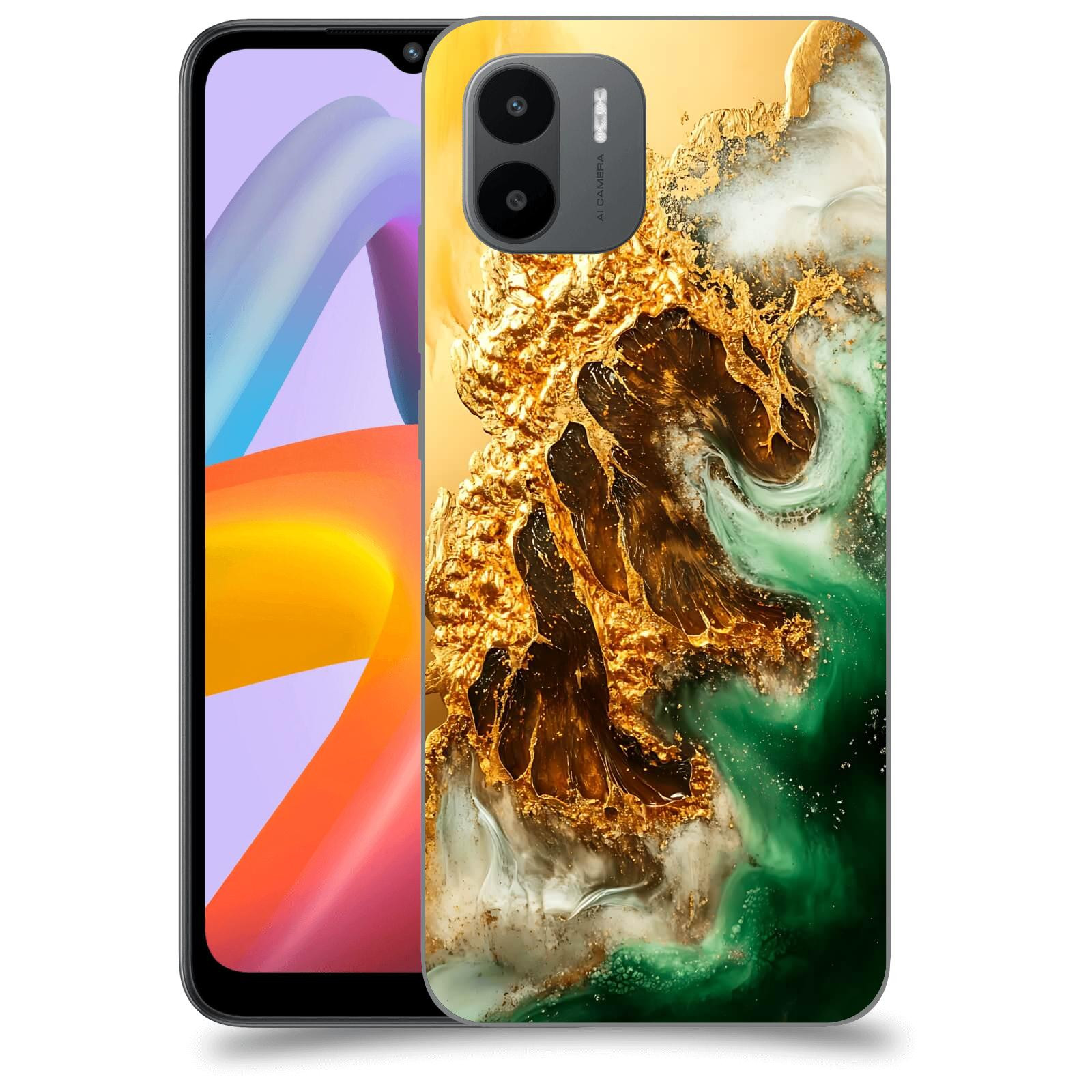 ACOVER Kryt na mobil Xiaomi Redmi A2+ - Golden Moss II
