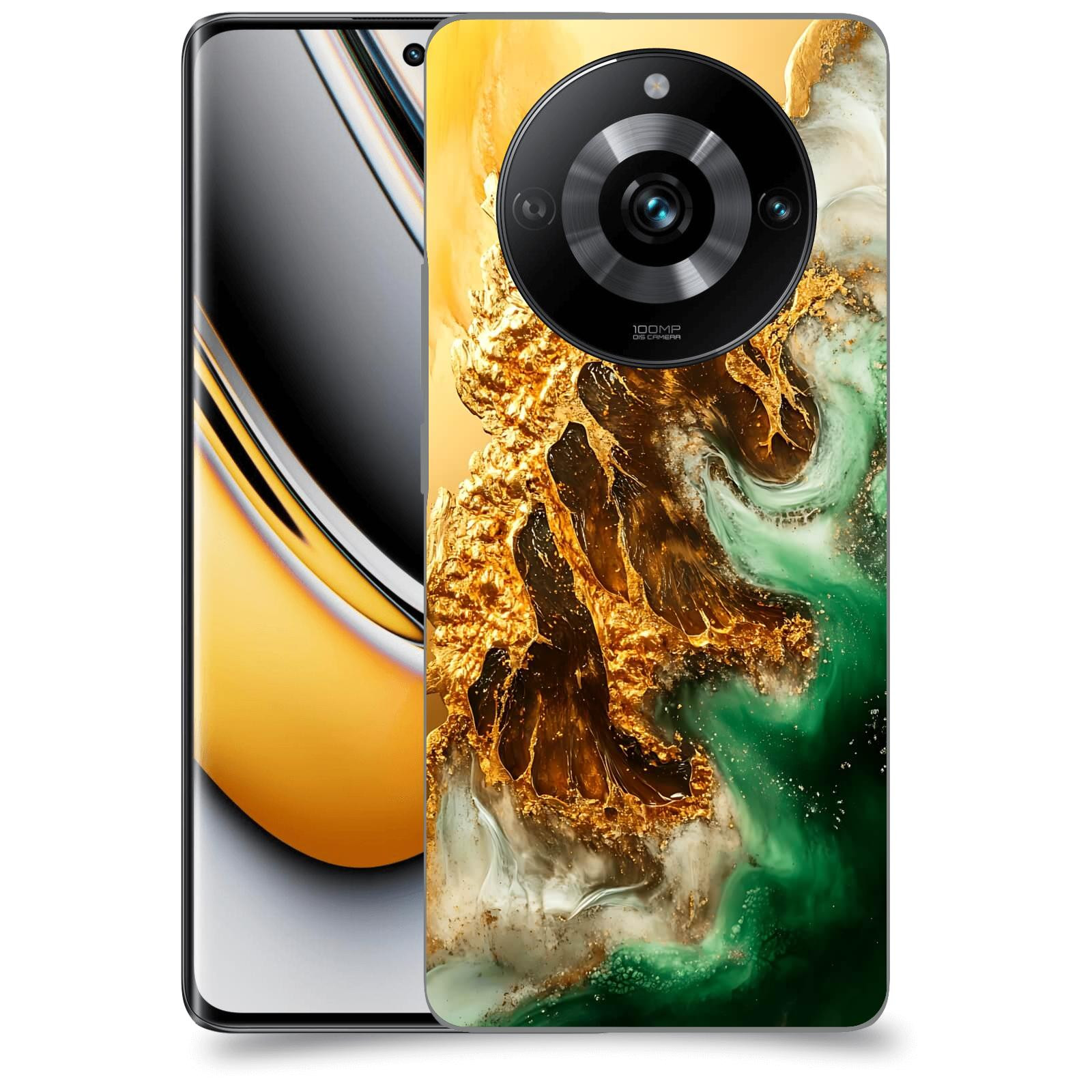 ACOVER Kryt na mobil Realme 11 Pro 5G - Golden Moss II