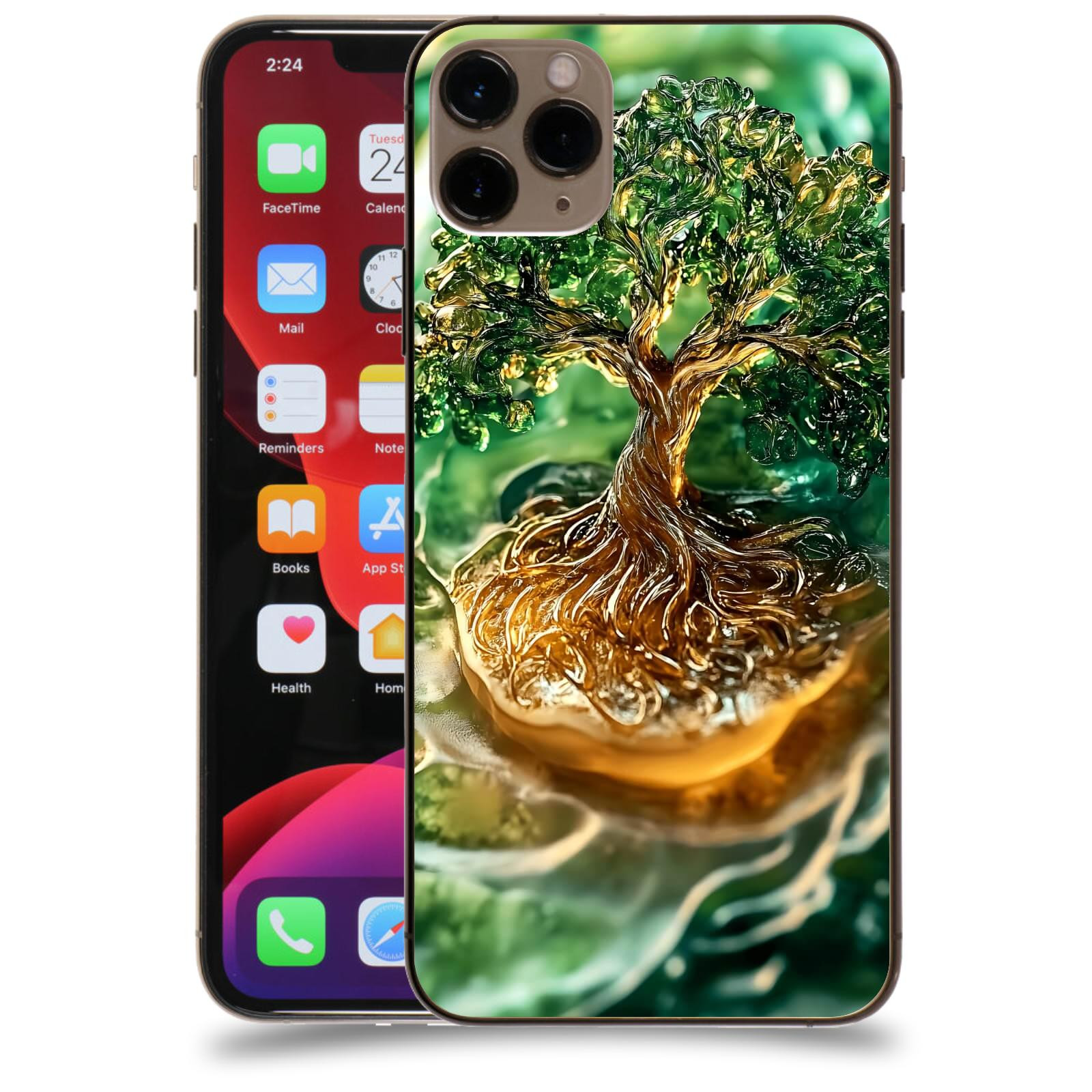 ACOVER Kryt na mobil Apple iPhone 11 Pro Max - Golden Moss III