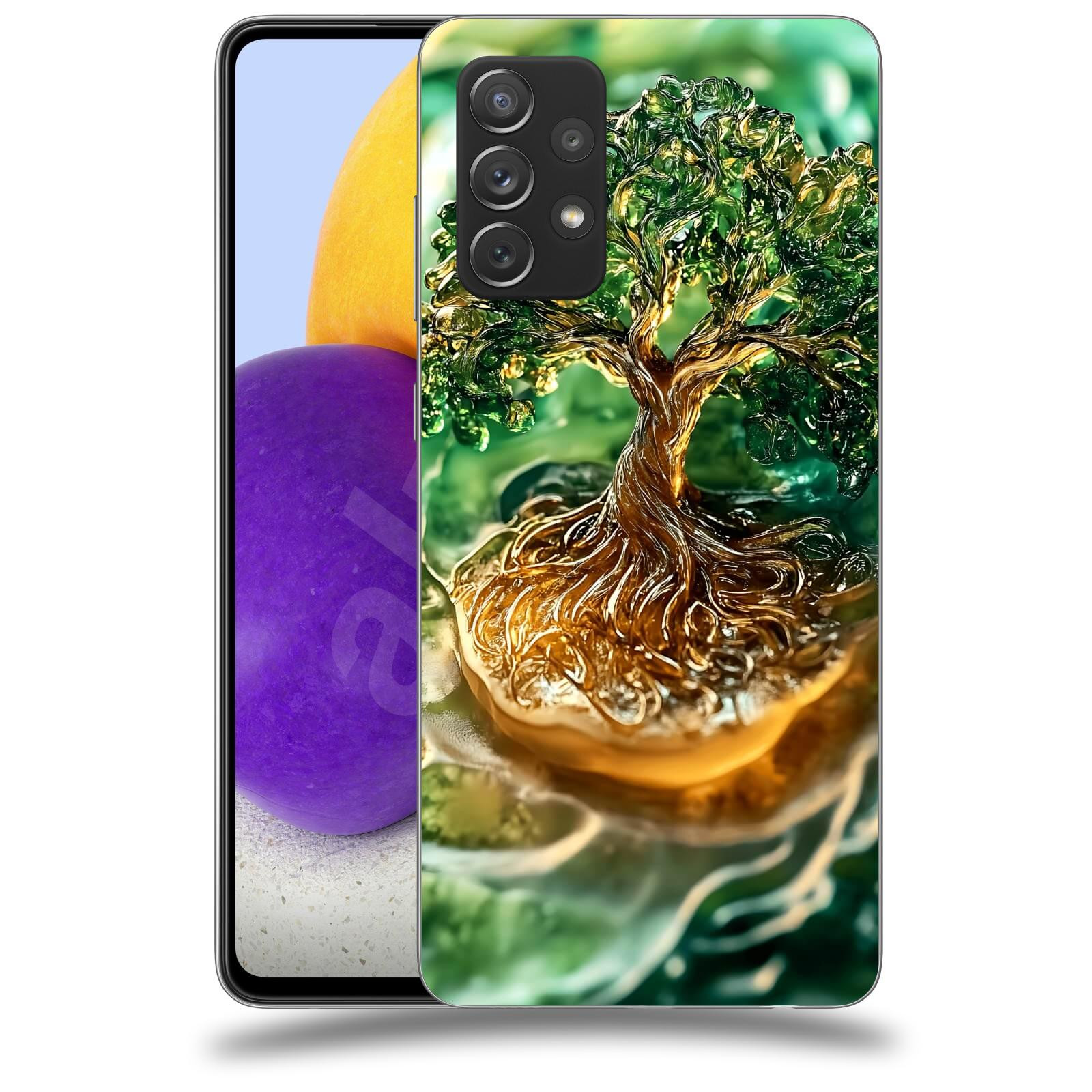 ACOVER Kryt na mobil Samsung Galaxy A73 5G - Golden Moss III