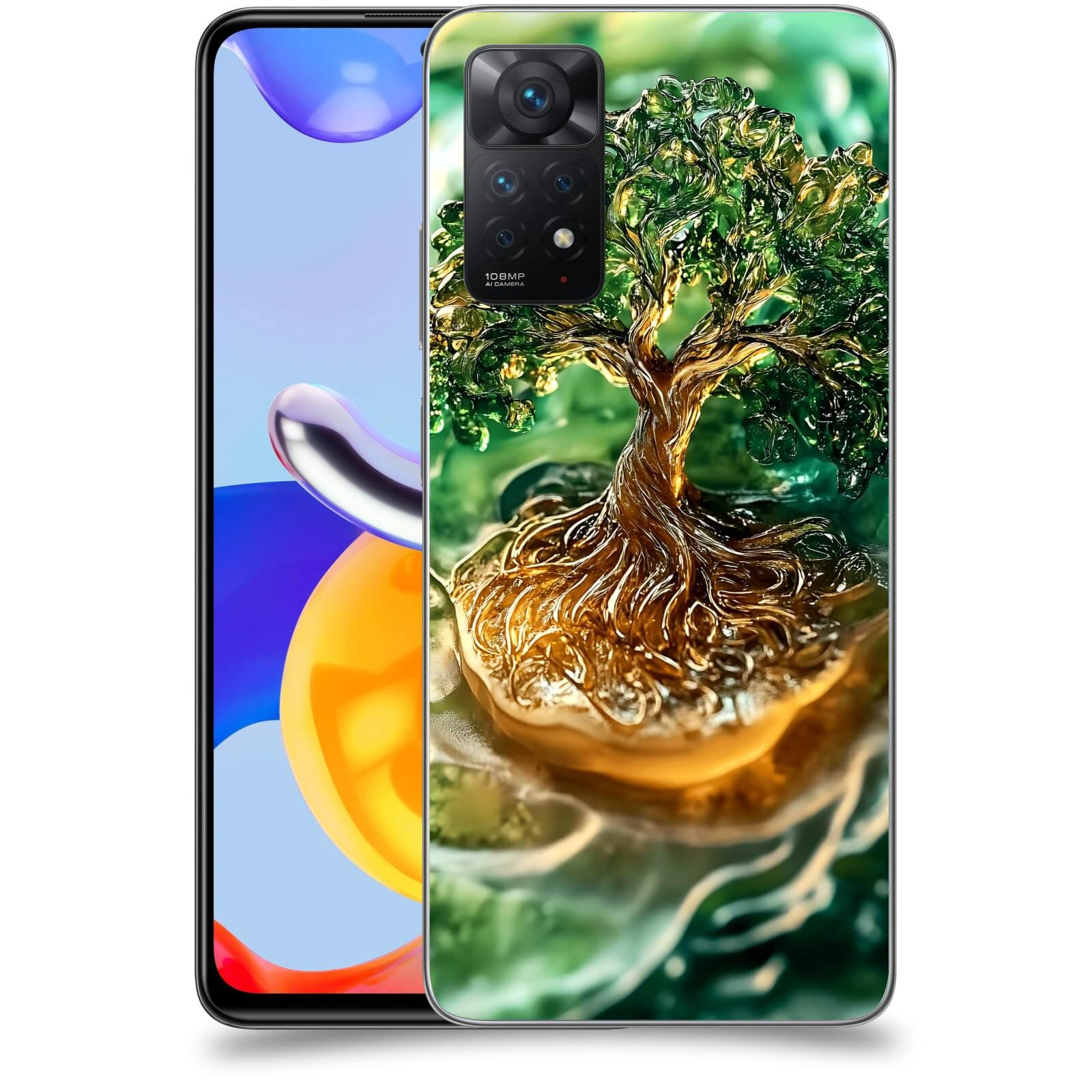 ACOVER Kryt na mobil Xiaomi Redmi Note 11 Pro - Golden Moss III