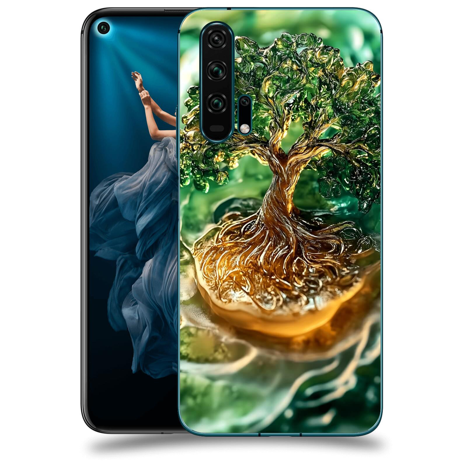 ACOVER Kryt na mobil Honor 20 Pro - Golden Moss III