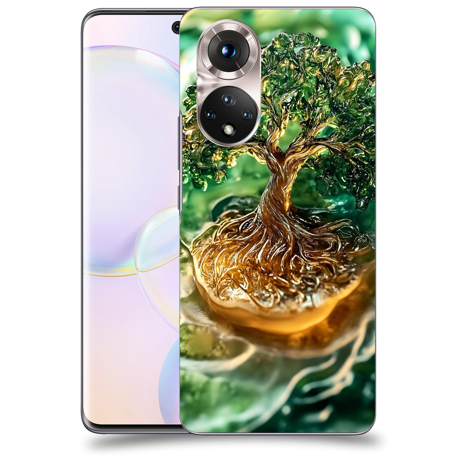 ACOVER Kryt na mobil Honor 50 5G - Golden Moss III