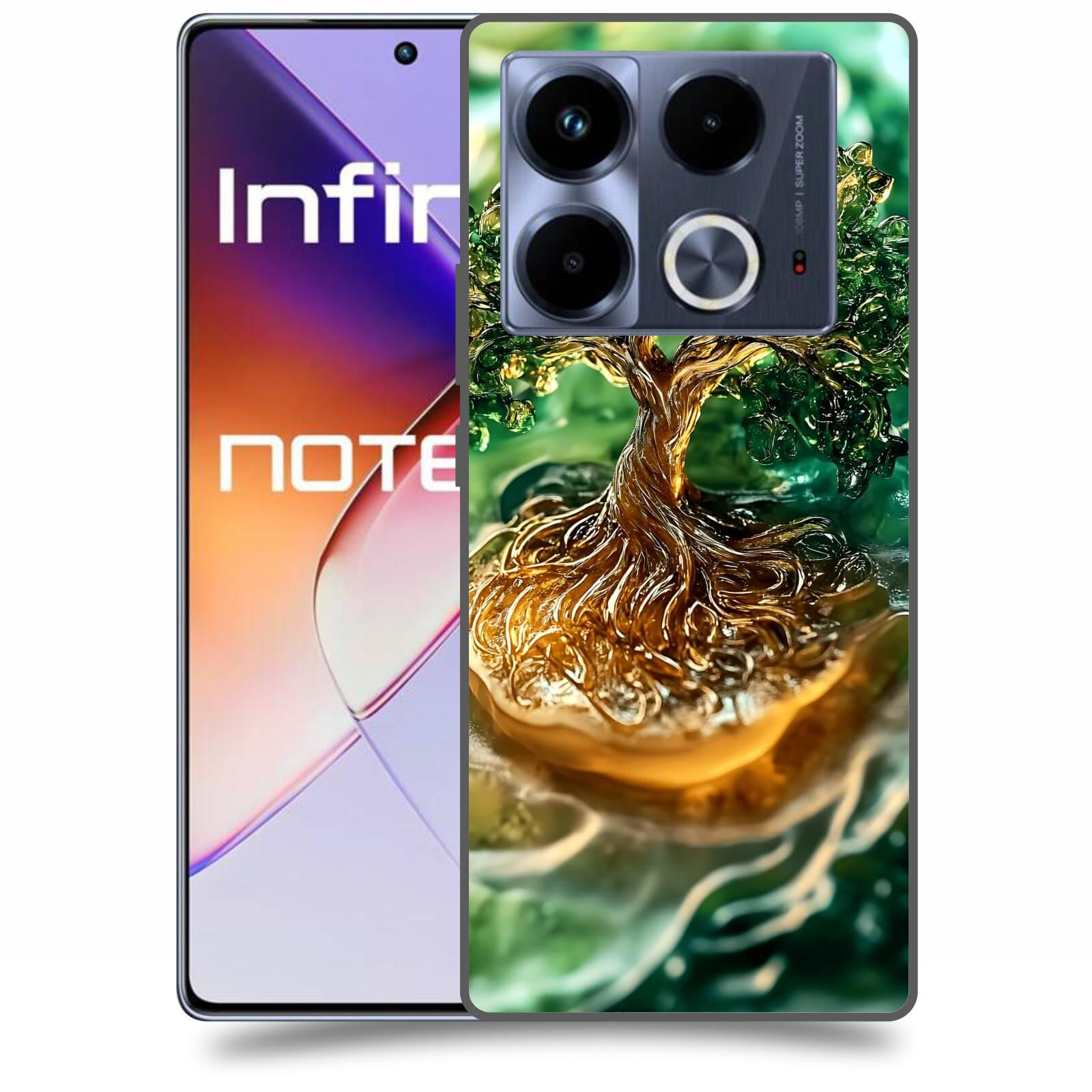 ACOVER Kryt na mobil Infinix Note 40 - Golden Moss III
