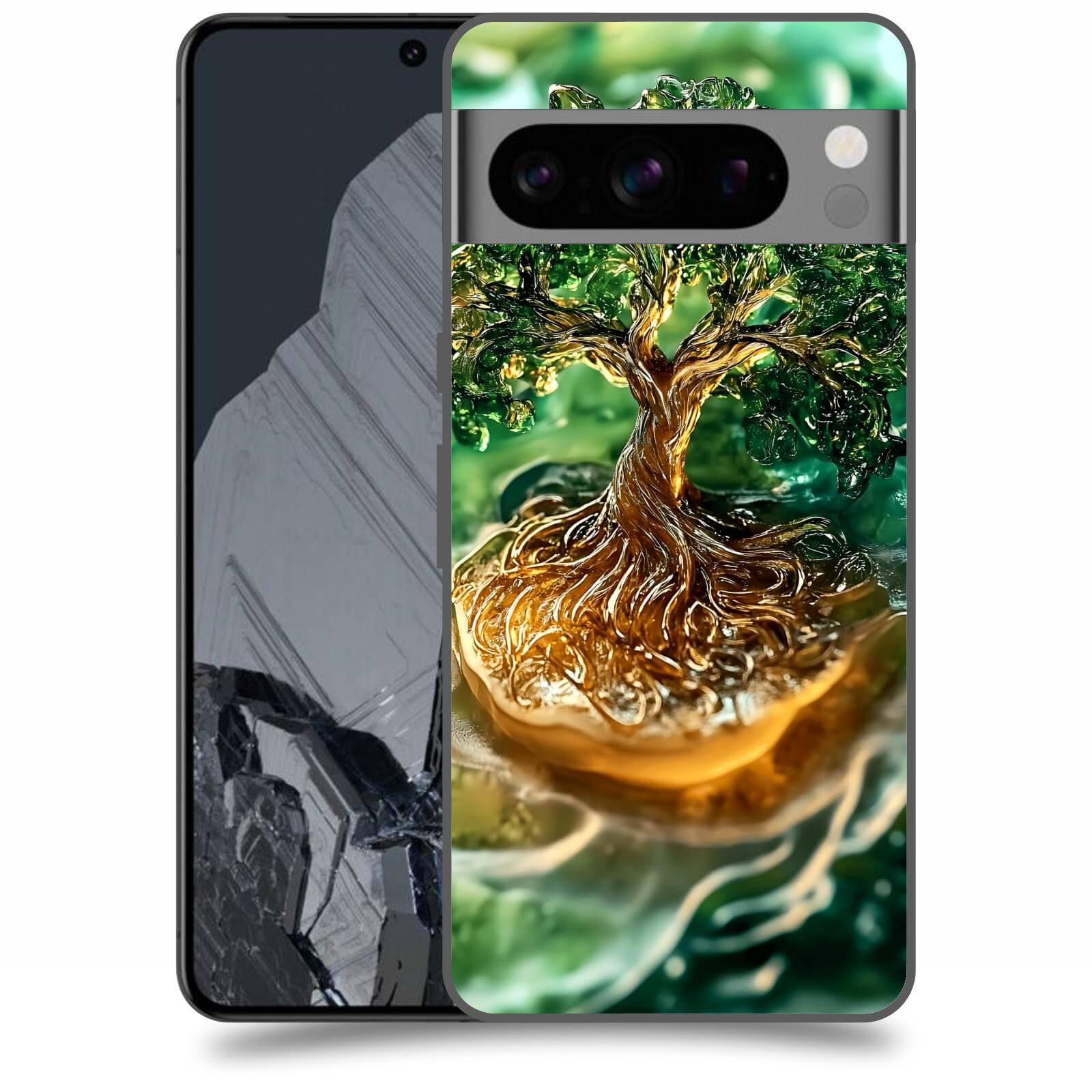 ACOVER Kryt na mobil Google Pixel 8 Pro - Golden Moss III