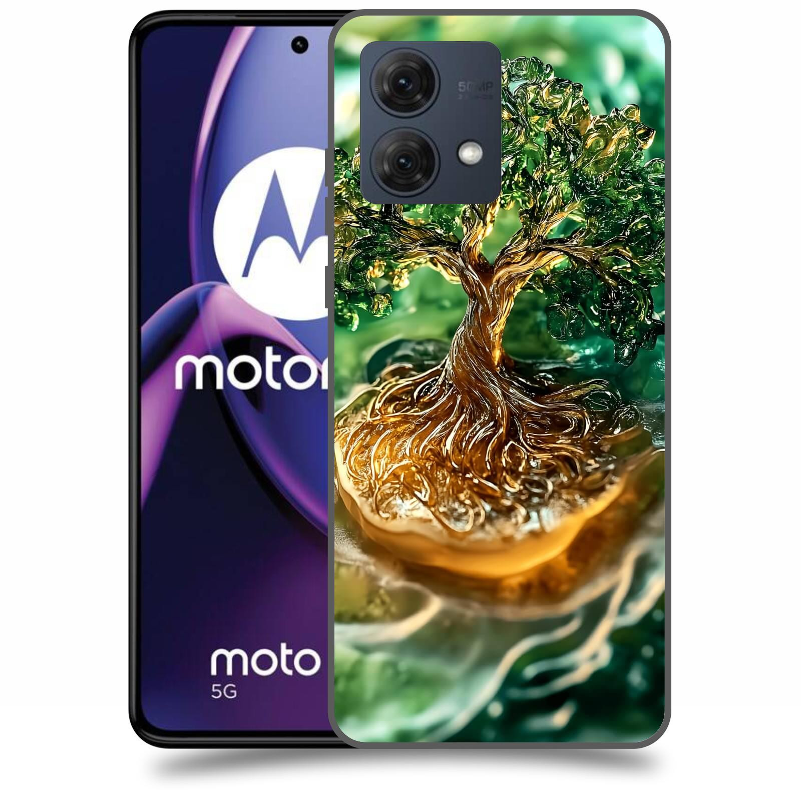 ACOVER Kryt na mobil Motorola Moto G84 5G - Golden Moss III