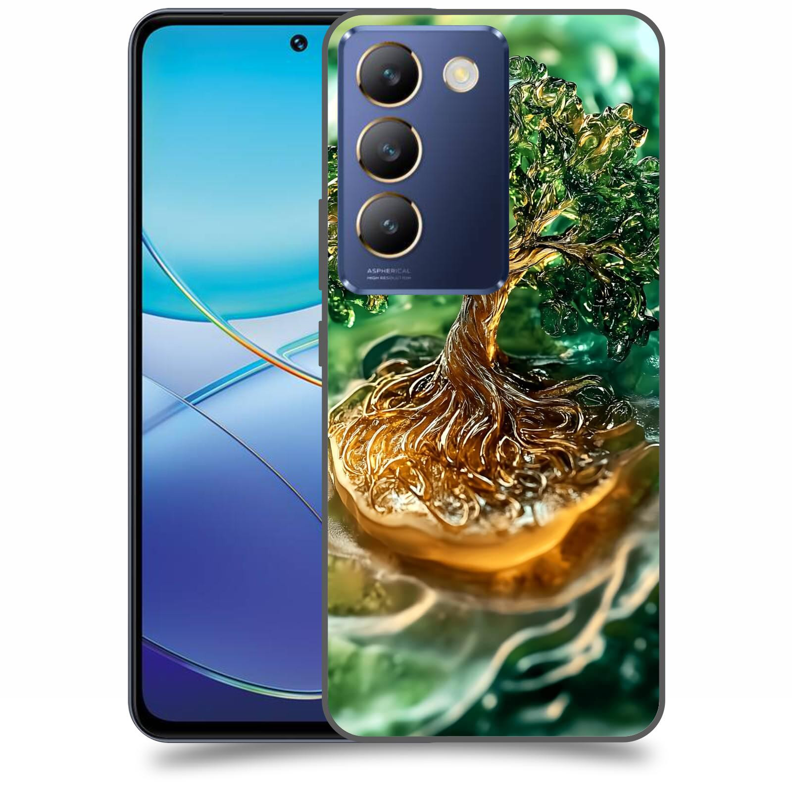 ACOVER Kryt na mobil Vivo V40SE - Golden Moss III