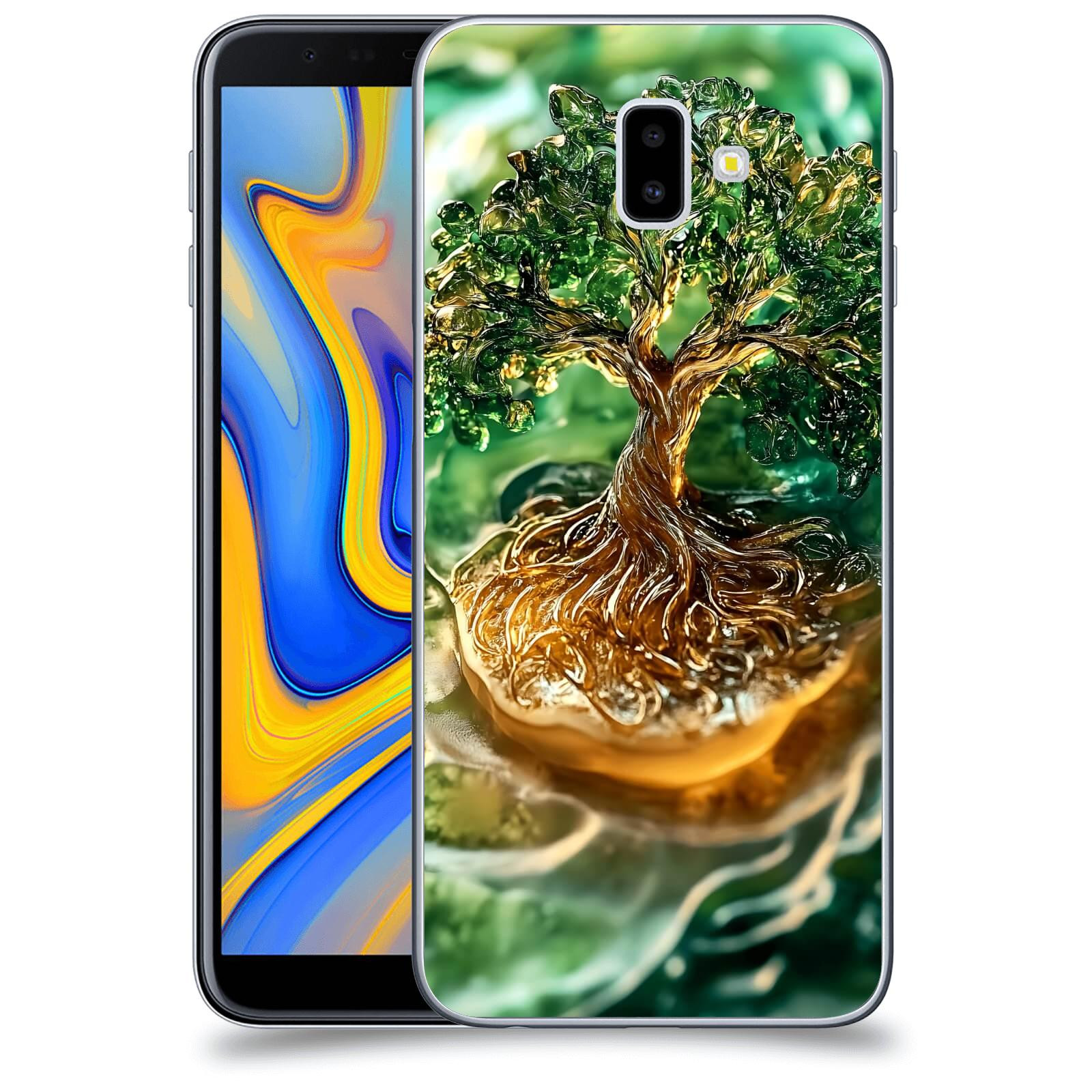 ACOVER Kryt na mobil Samsung Galaxy J6+ J610F - Golden Moss III