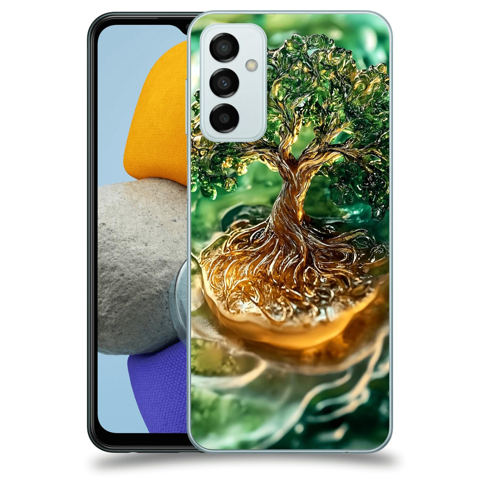 ACOVER Kryt na mobil Samsung Galaxy M23 5G - Golden Moss III