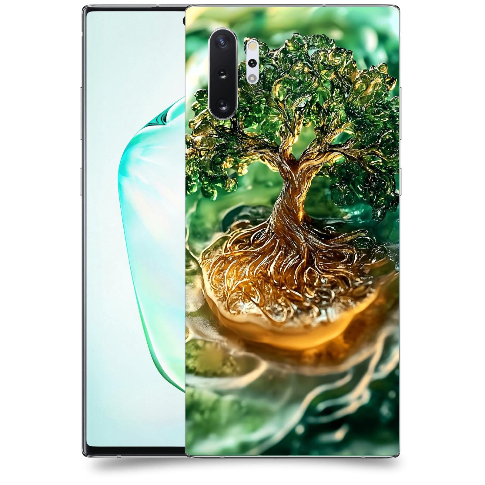 ACOVER Kryt na mobil Samsung Galaxy Note 10+ N975F - Golden Moss III