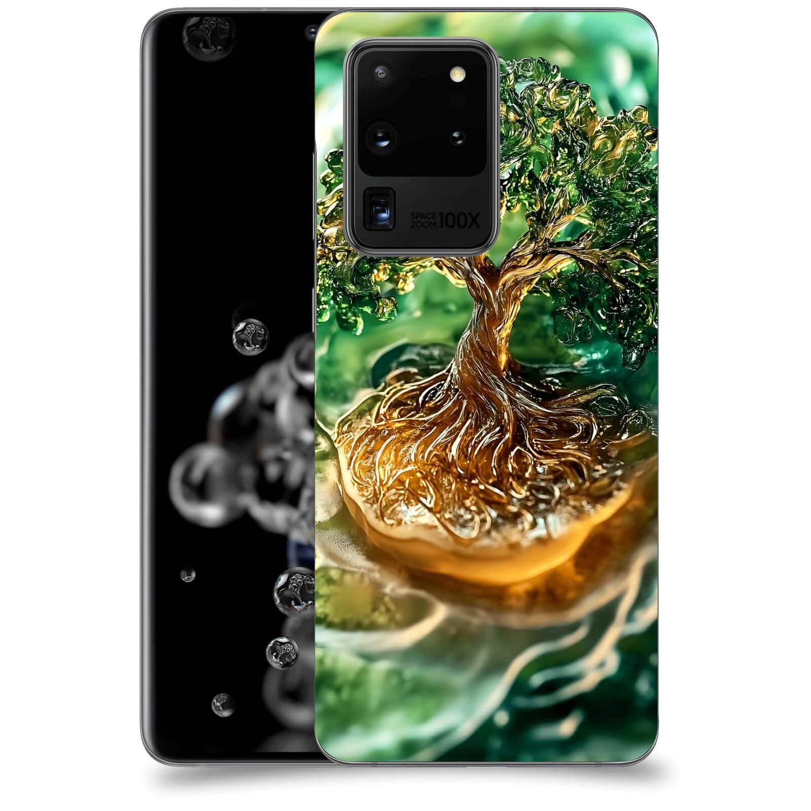 ACOVER Kryt na mobil Samsung Galaxy S20 Ultra 5G G988F - Golden Moss III