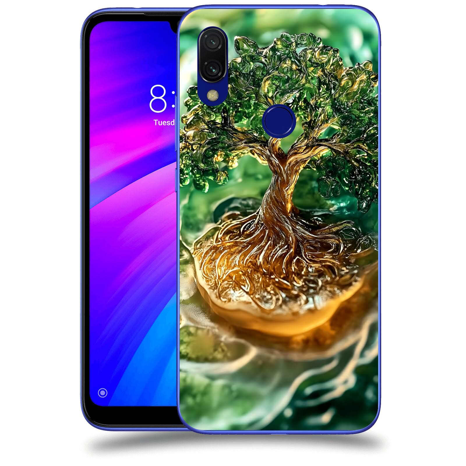 ACOVER Kryt na mobil Xiaomi Redmi 7 - Golden Moss III