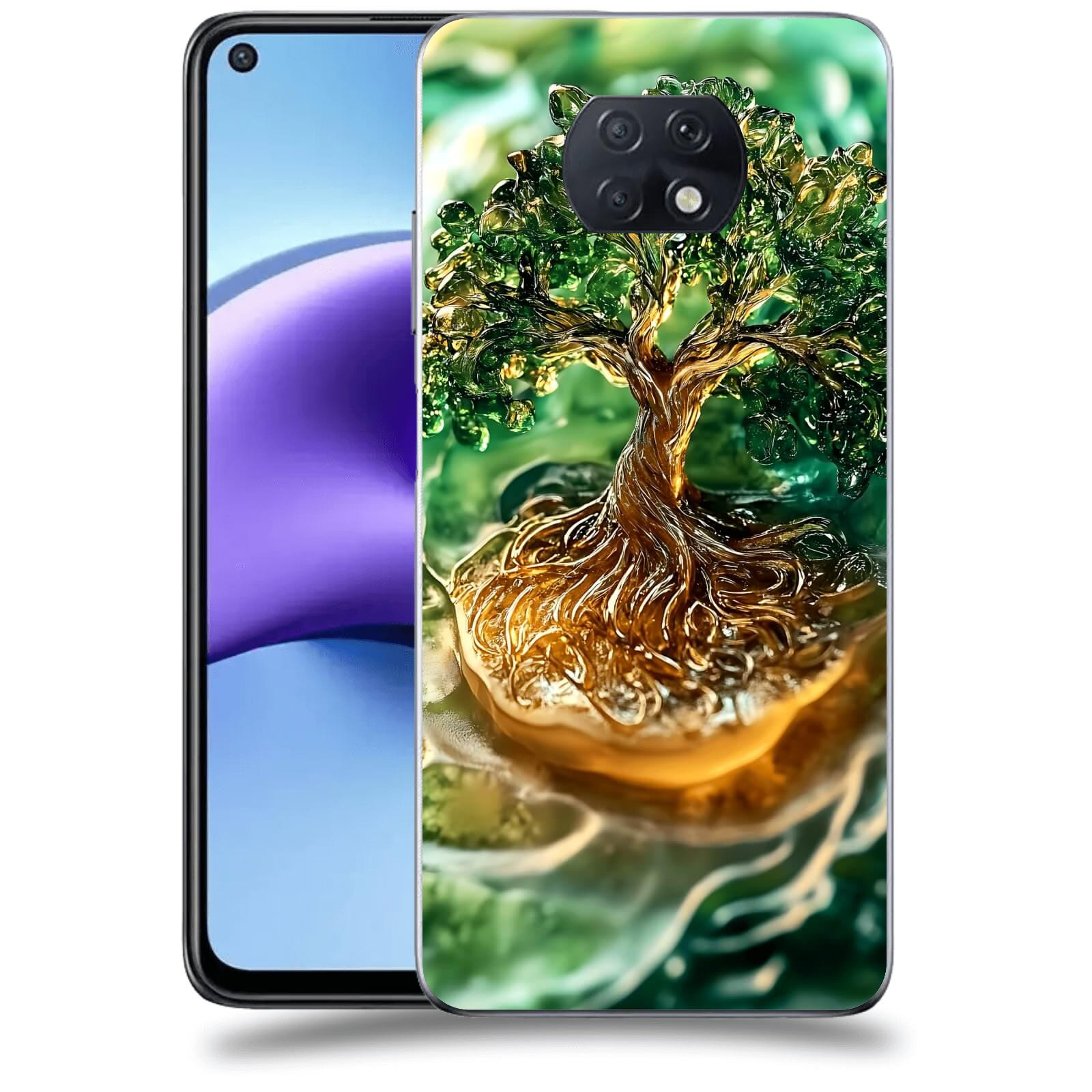 ACOVER Kryt na mobil Xiaomi Redmi Note 9T - Golden Moss III