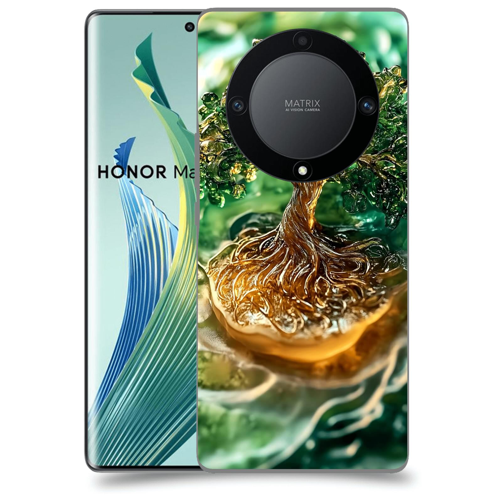 ACOVER Kryt na mobil Honor 90 Lite - Golden Moss III