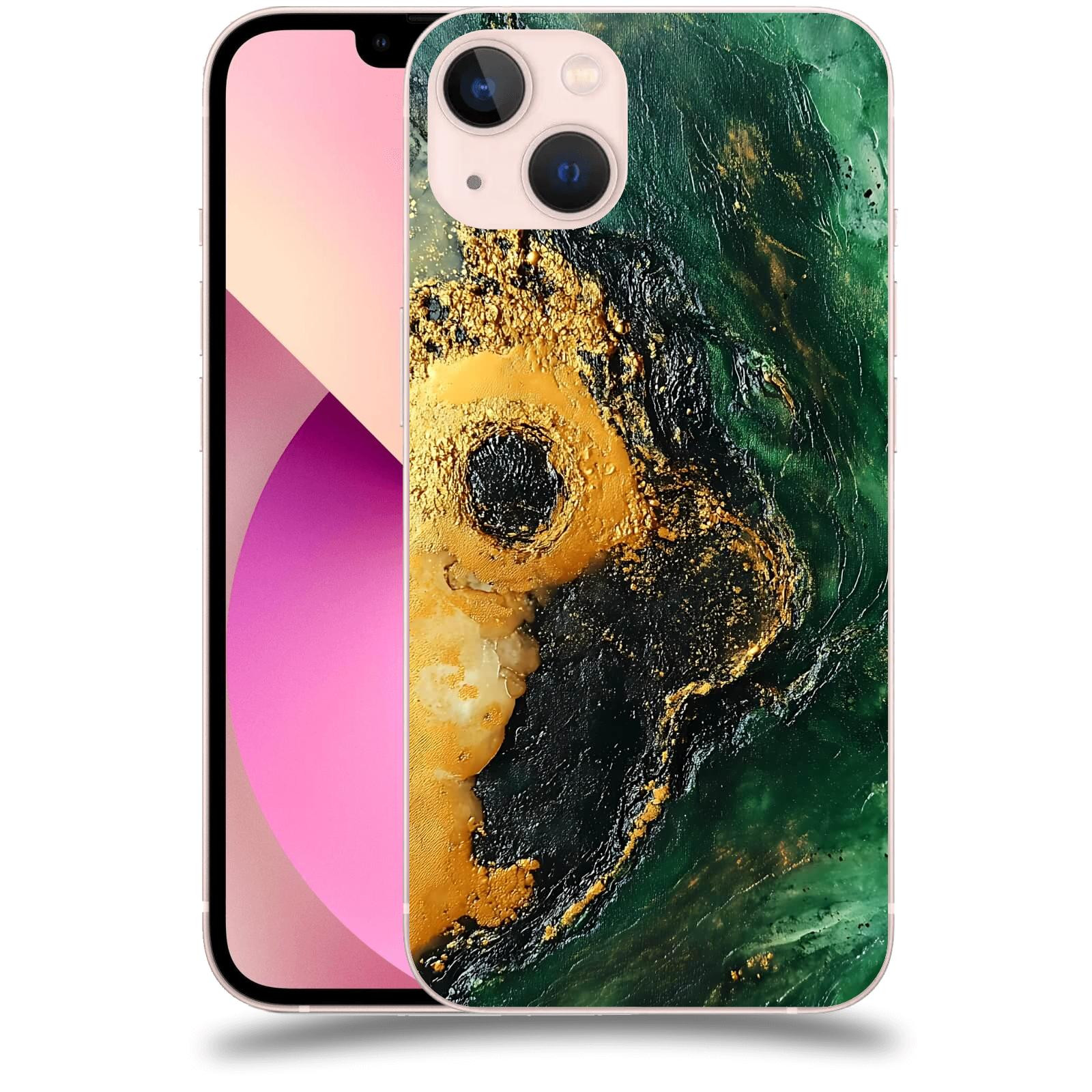 ACOVER Kryt na mobil Apple iPhone 13 - Golden Moss IV