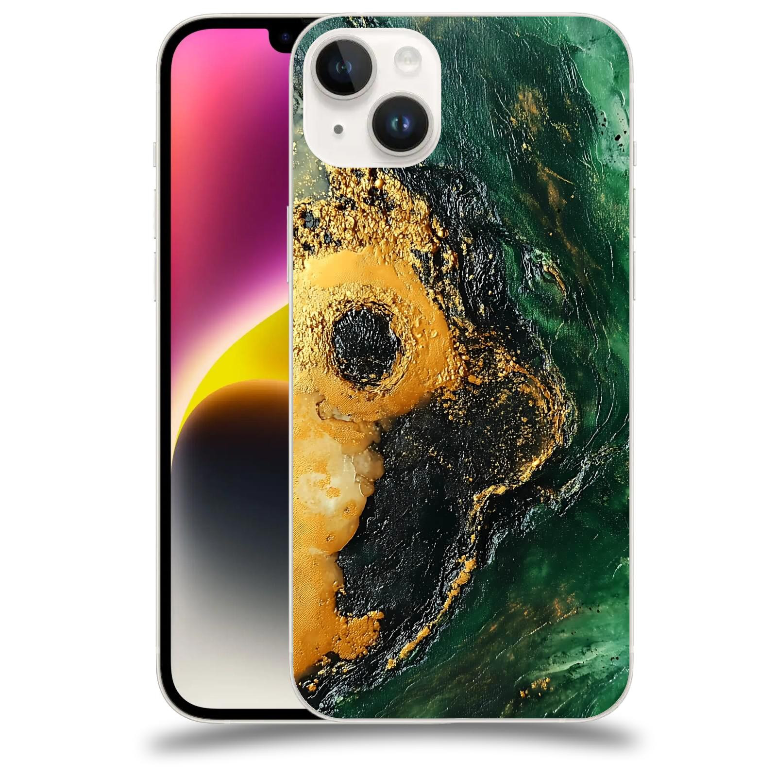 ACOVER Kryt na mobil Apple iPhone 14 Plus - Golden Moss IV