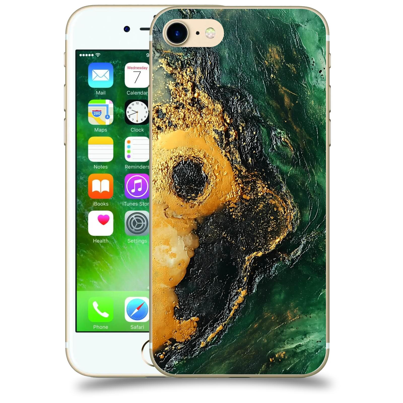 ACOVER Kryt na mobil Apple iPhone 7 - Golden Moss IV