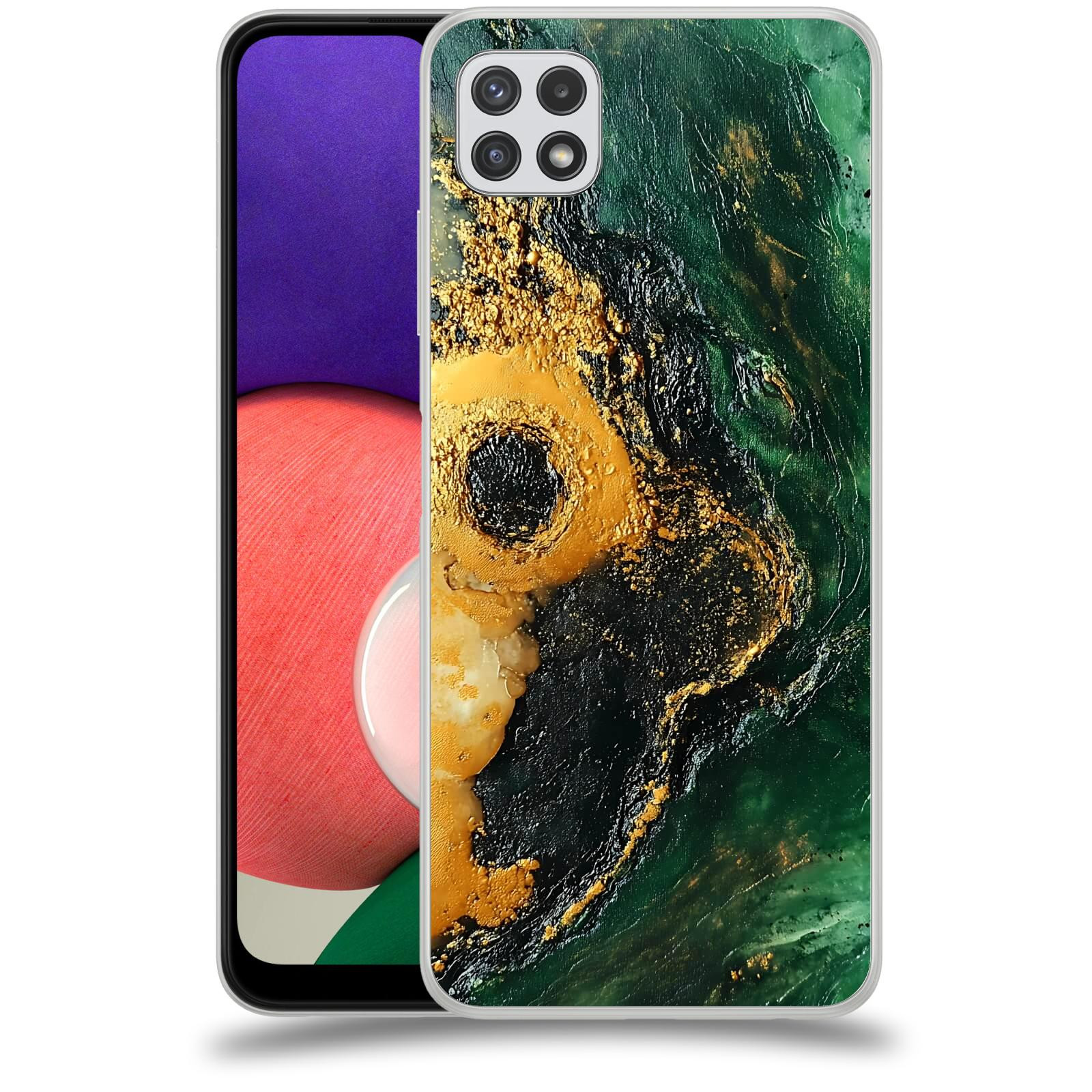 ACOVER Kryt na mobil Samsung Galaxy A22 A225F - Golden Moss IV