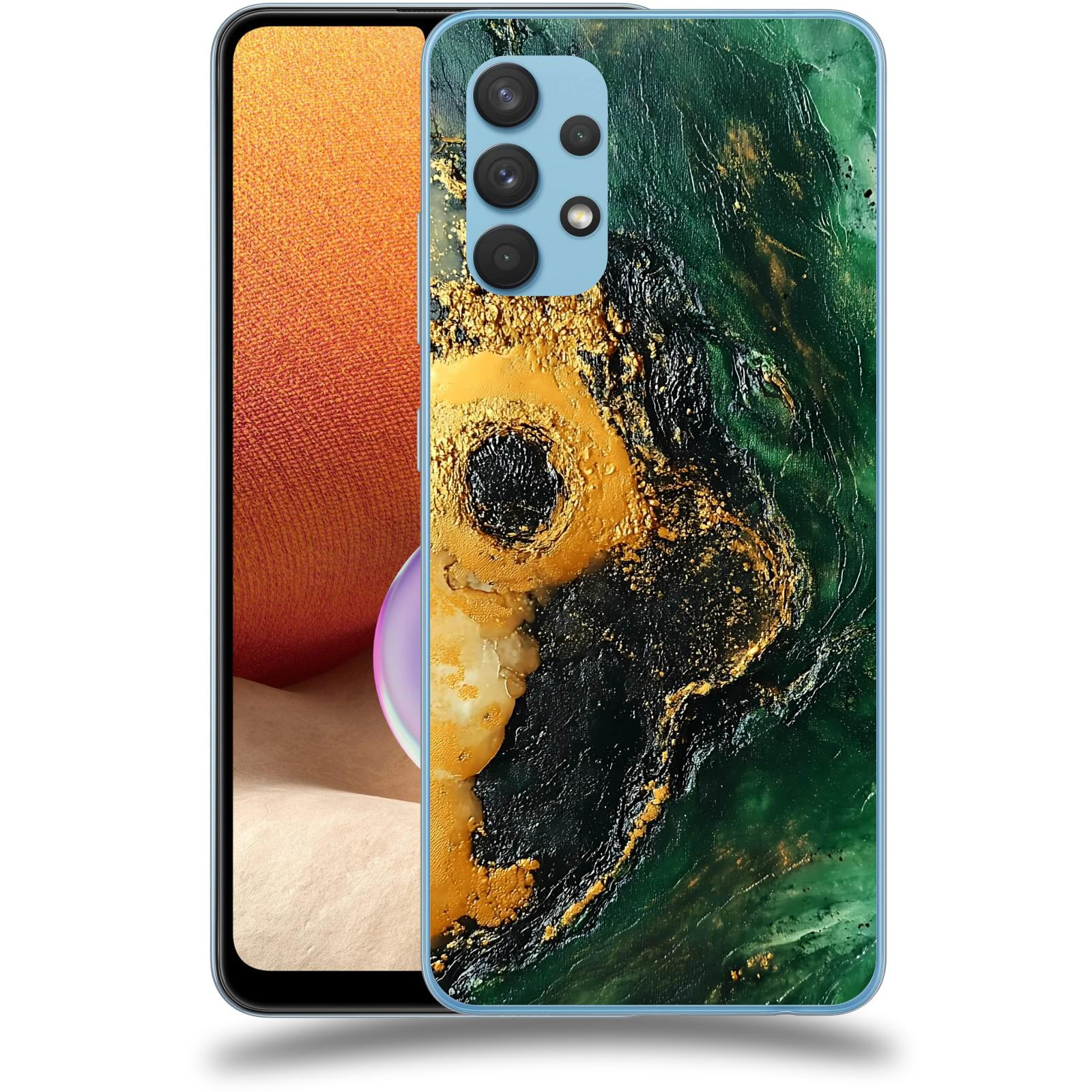 ACOVER Kryt na mobil Samsung Galaxy A32 4G SM-A325F - Golden Moss IV