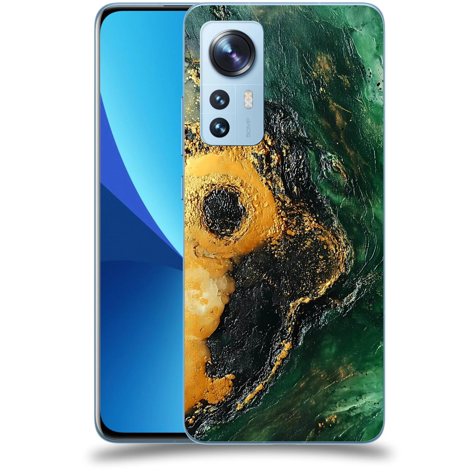 ACOVER Kryt na mobil Xiaomi 12 - Golden Moss IV