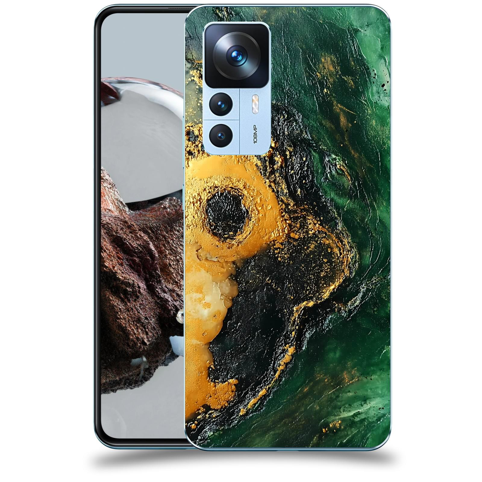 ACOVER Kryt na mobil Xiaomi 12T - Golden Moss IV
