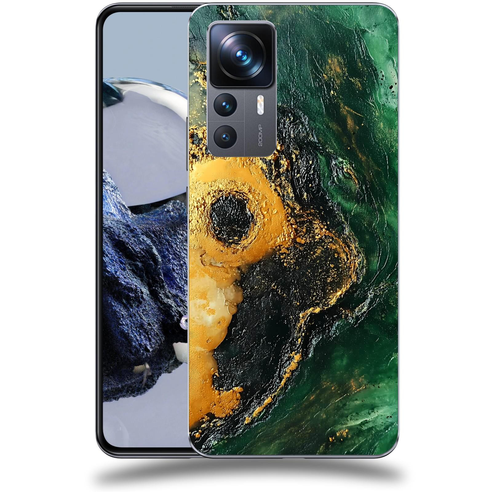 ACOVER Kryt na mobil Xiaomi 12T Pro - Golden Moss IV