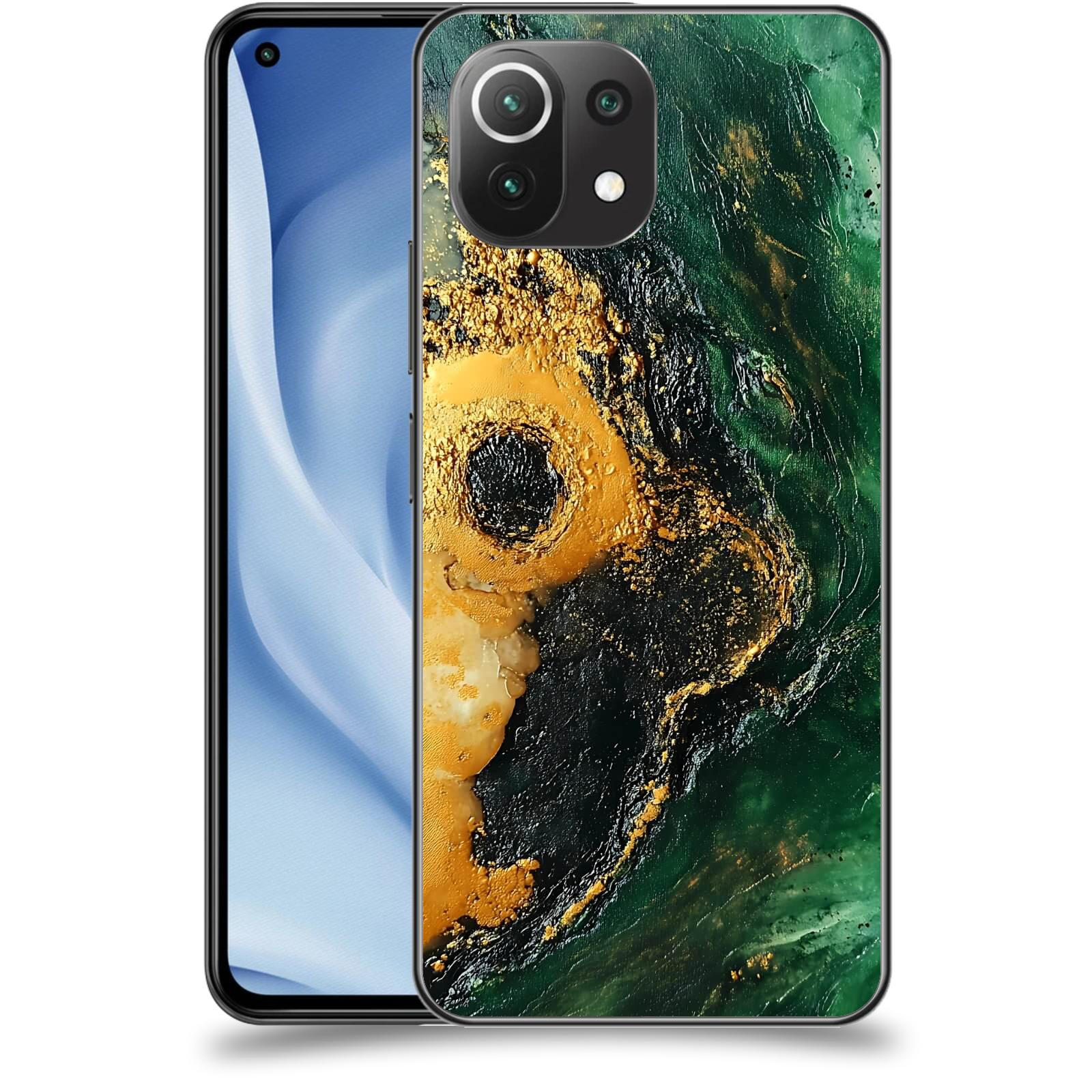 ACOVER Kryt na mobil Xiaomi Mi 11 Lite - Golden Moss IV