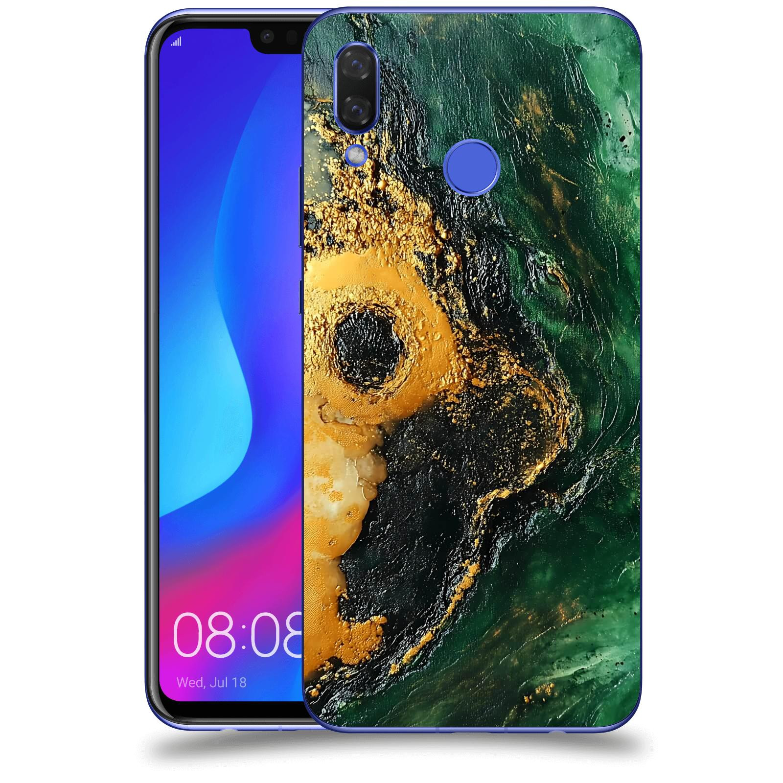 ACOVER Kryt na mobil Huawei Nova 3i - Golden Moss IV