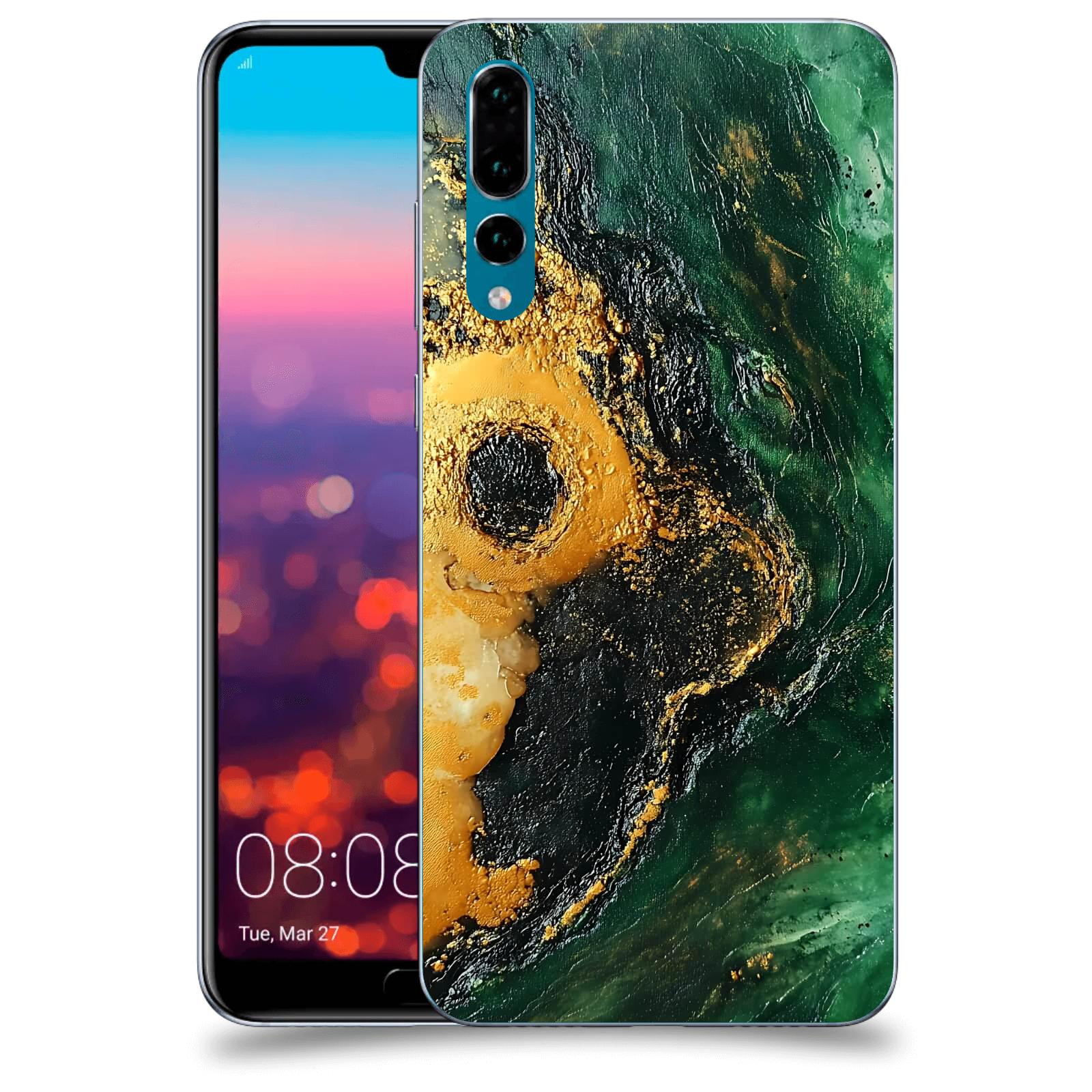 ACOVER Kryt na mobil Huawei P20 Pro - Golden Moss IV