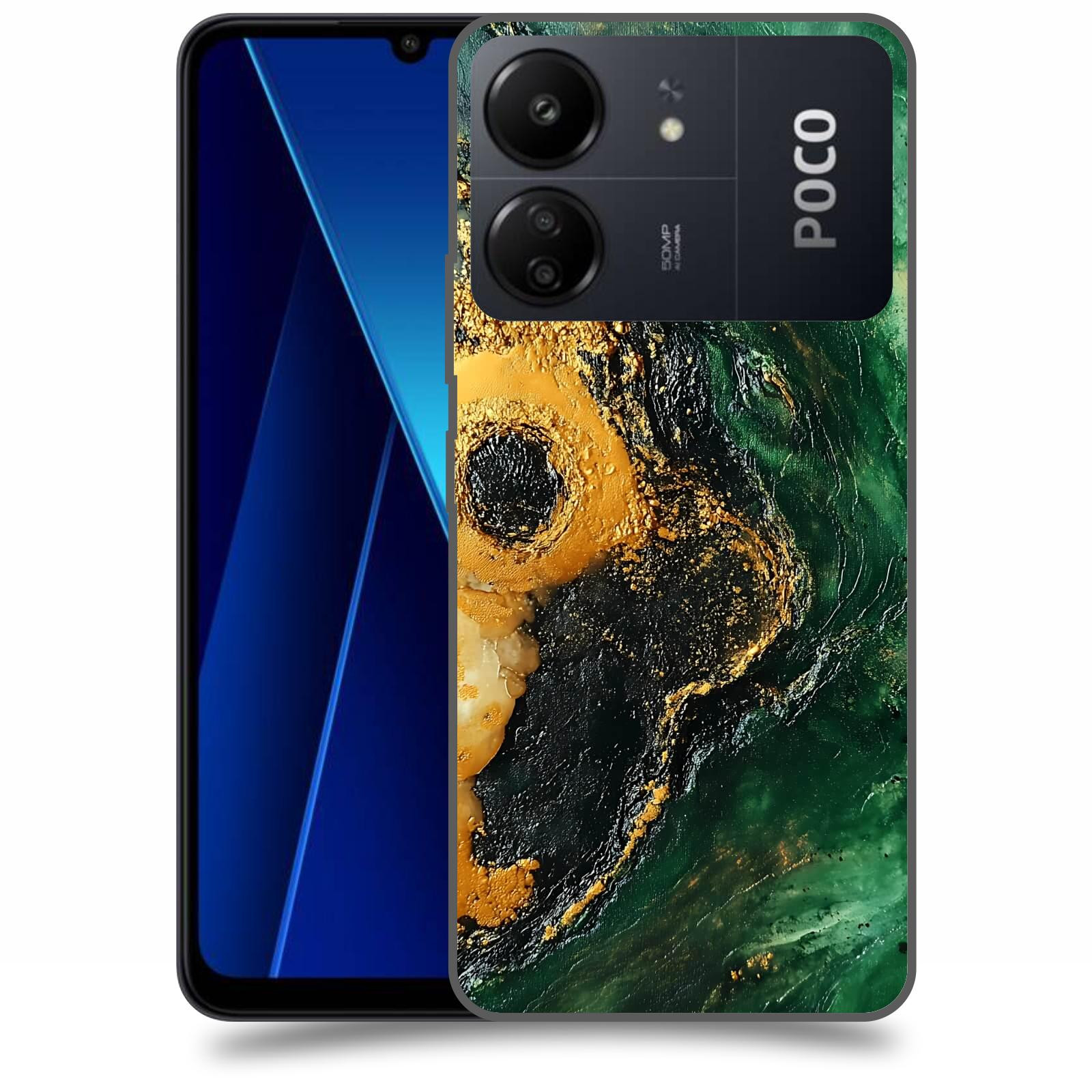 ACOVER Kryt na mobil Poco C65 - Golden Moss IV