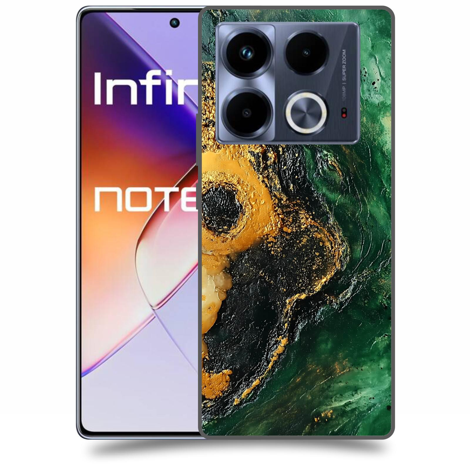 ACOVER Kryt na mobil Infinix Note 40 - Golden Moss IV