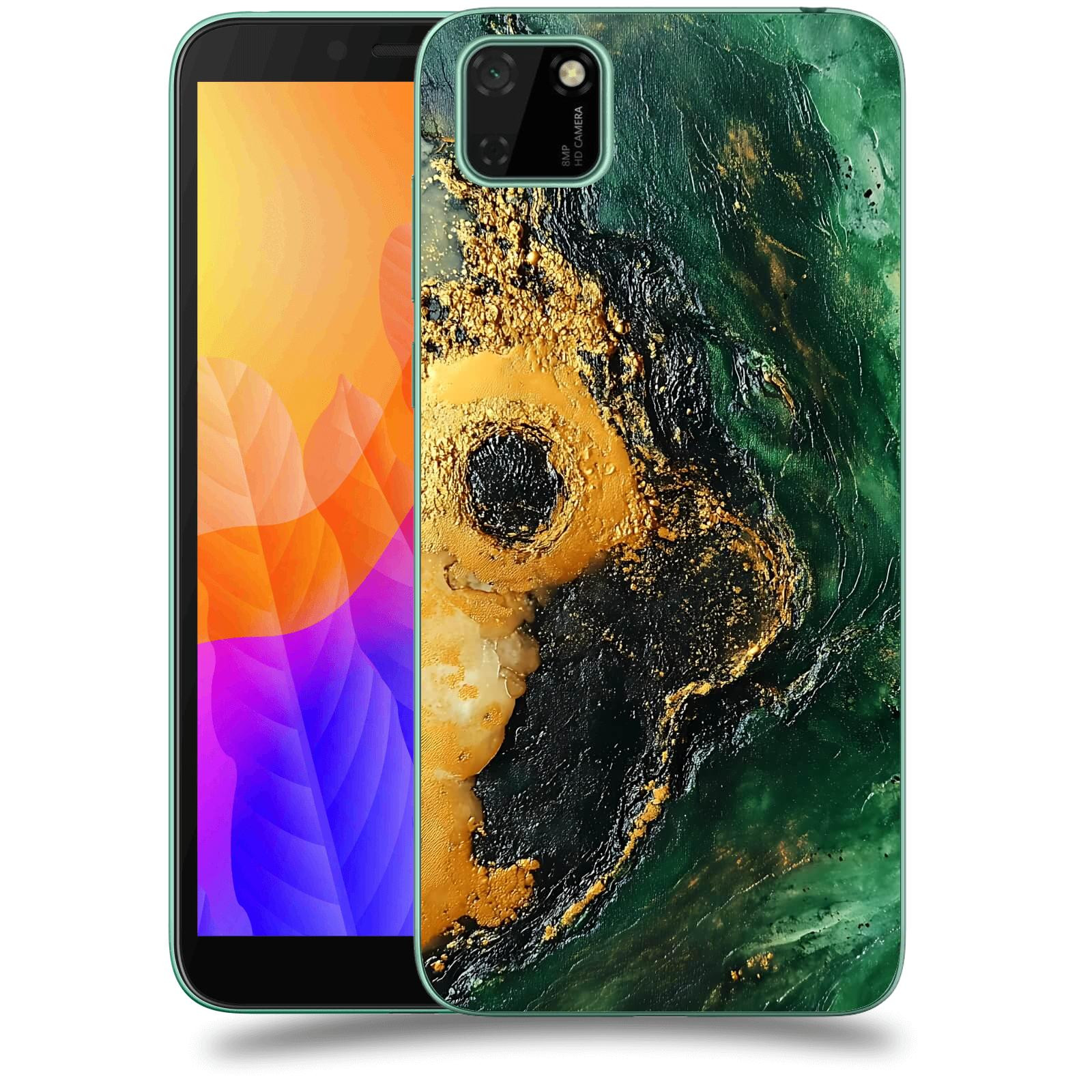 ACOVER Kryt na mobil Huawei Y5P - Golden Moss IV