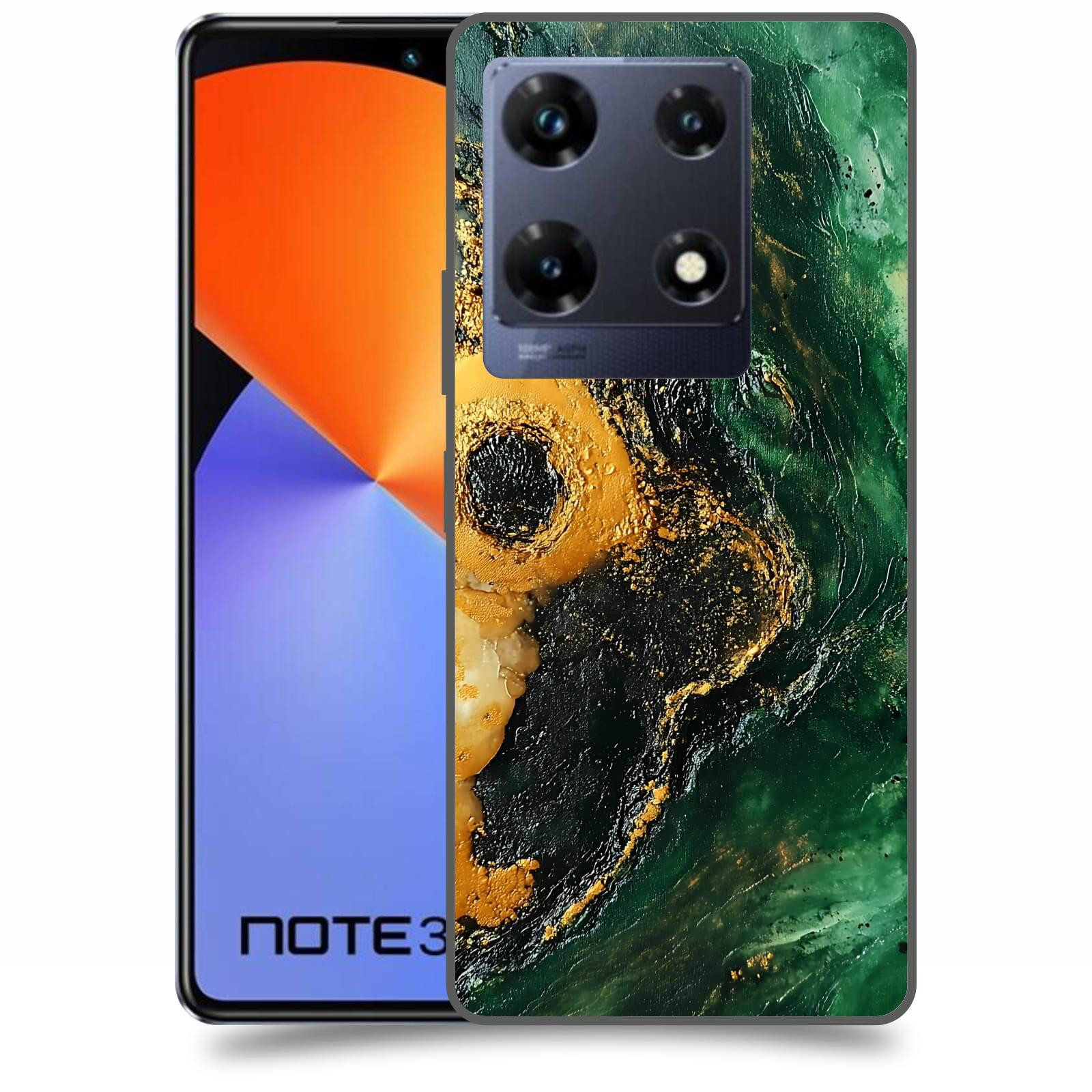 ACOVER Kryt na mobil Infinix Note 30 PRO - Golden Moss IV