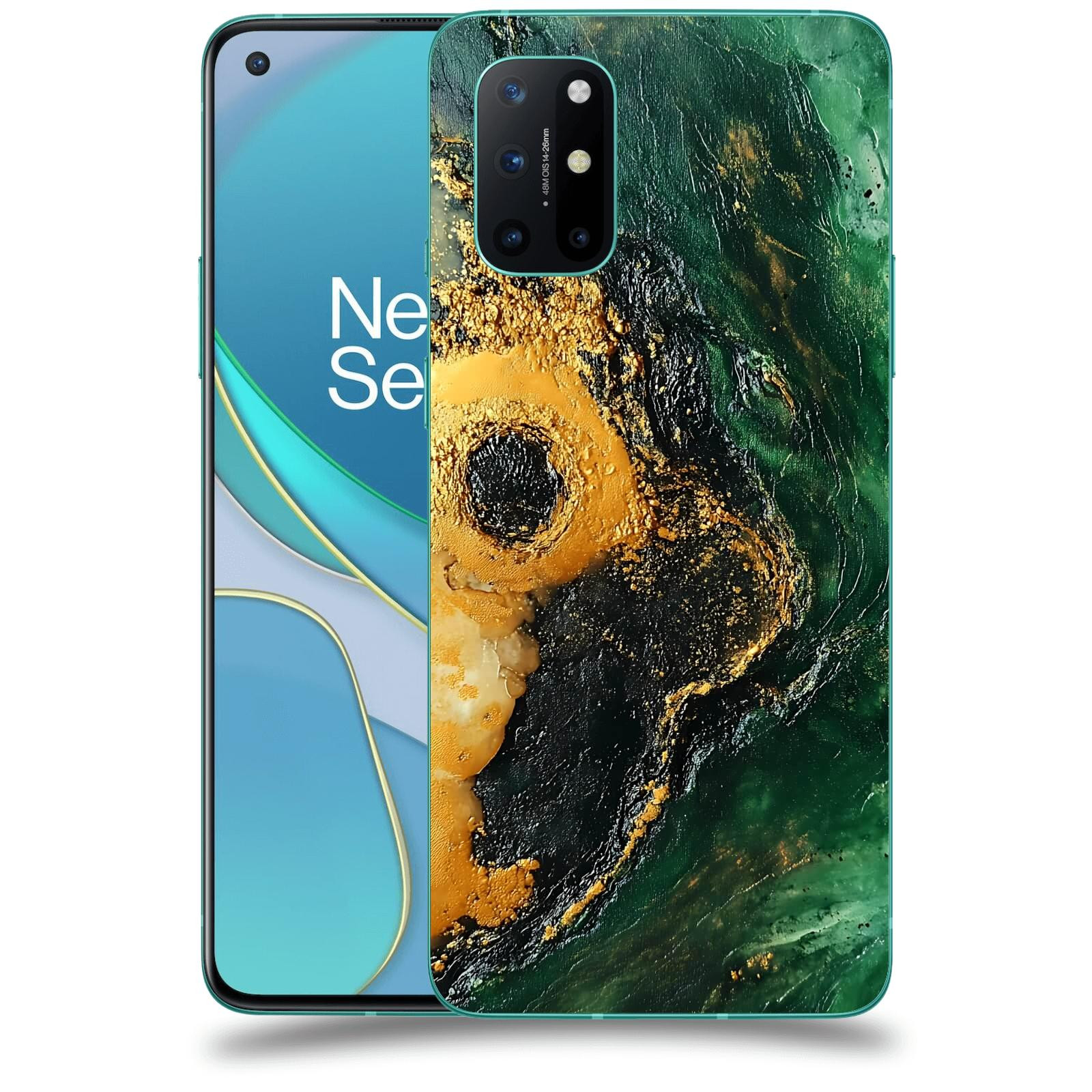 ACOVER Kryt na mobil OnePlus 8T - Golden Moss IV