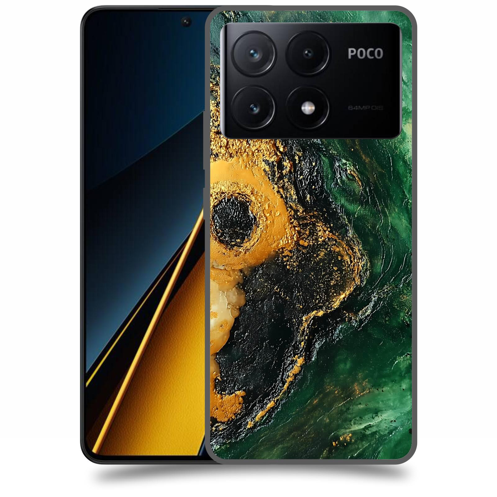 ACOVER Kryt na mobil Poco X6 Pro 5G - Golden Moss IV