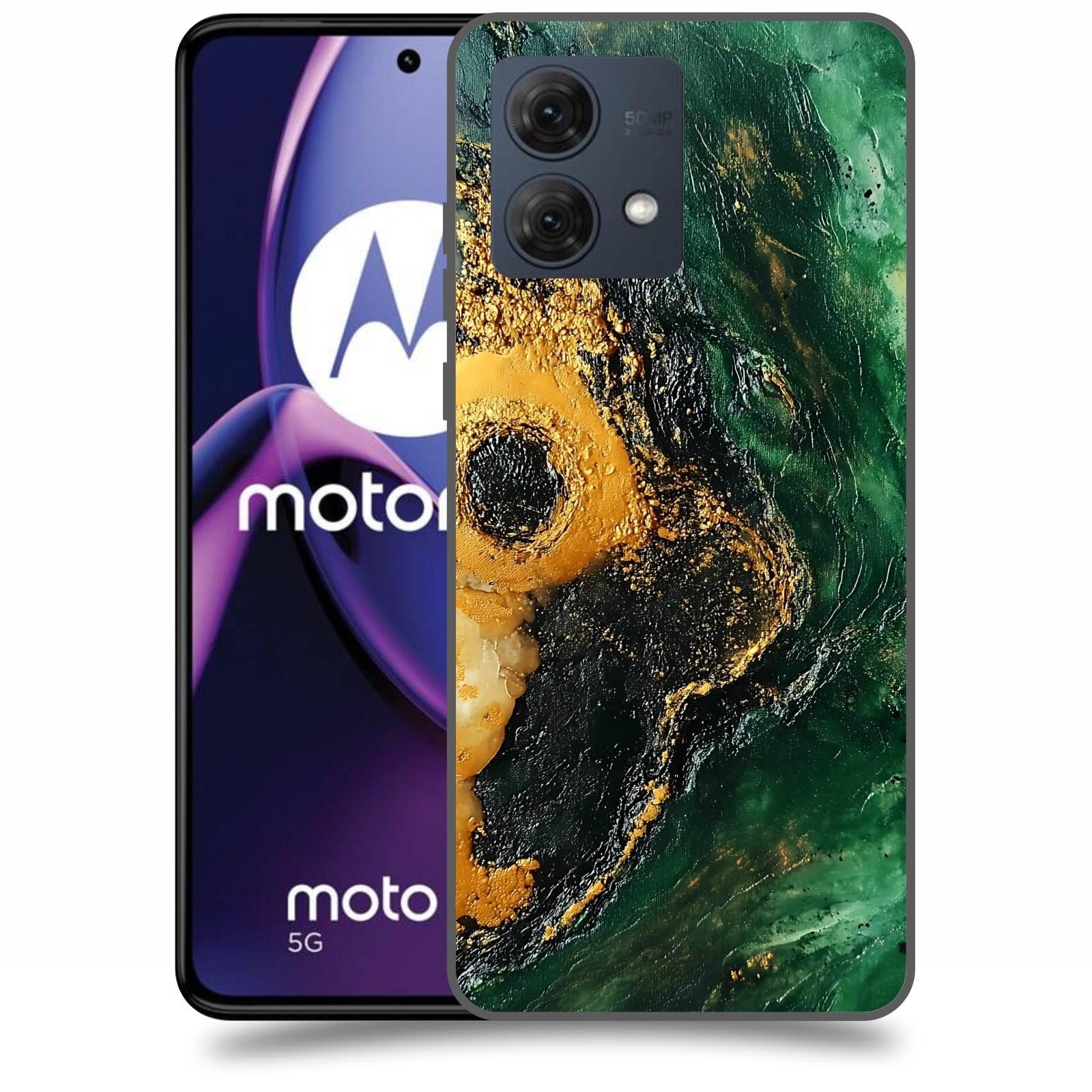 ACOVER Kryt na mobil Motorola Moto G84 5G - Golden Moss IV