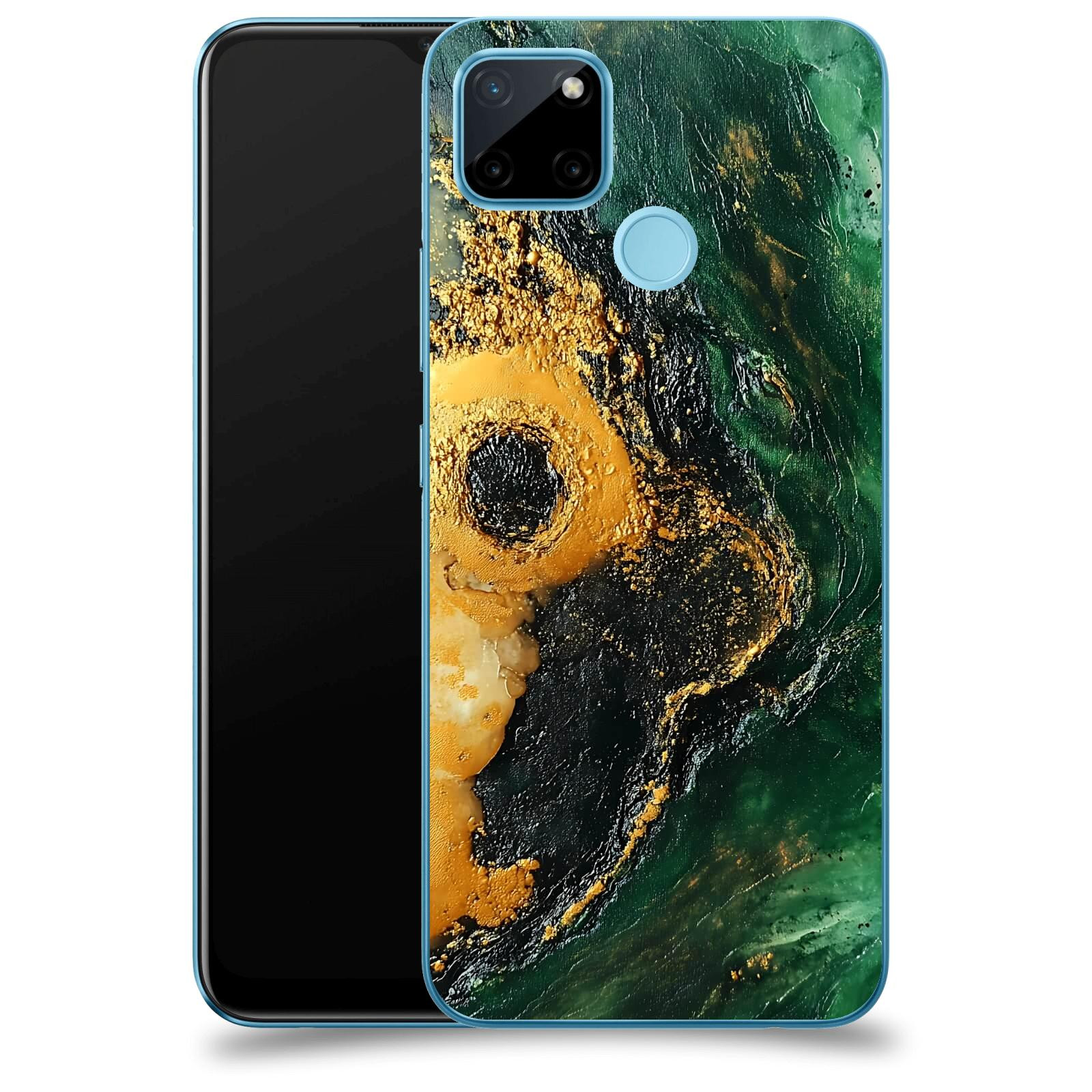 ACOVER Kryt na mobil Realme C21Y - Golden Moss IV