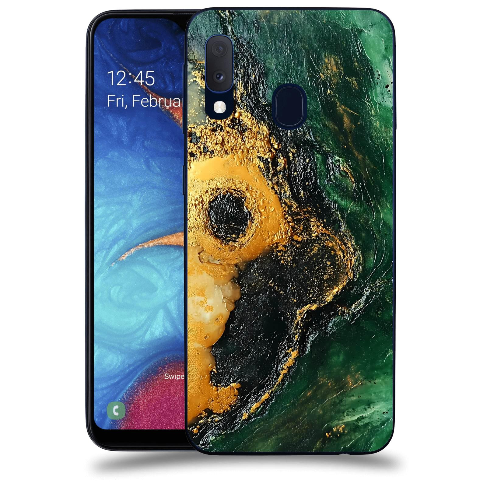 ACOVER Kryt na mobil Samsung Galaxy A20e A202F - Golden Moss IV