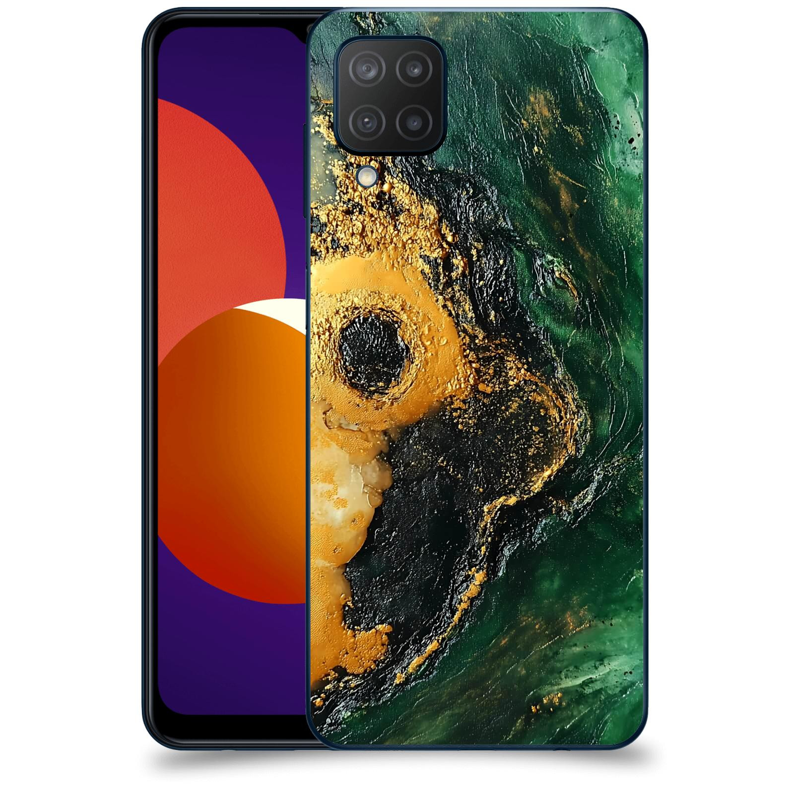 ACOVER Kryt na mobil Samsung Galaxy M12 M127F - Golden Moss IV