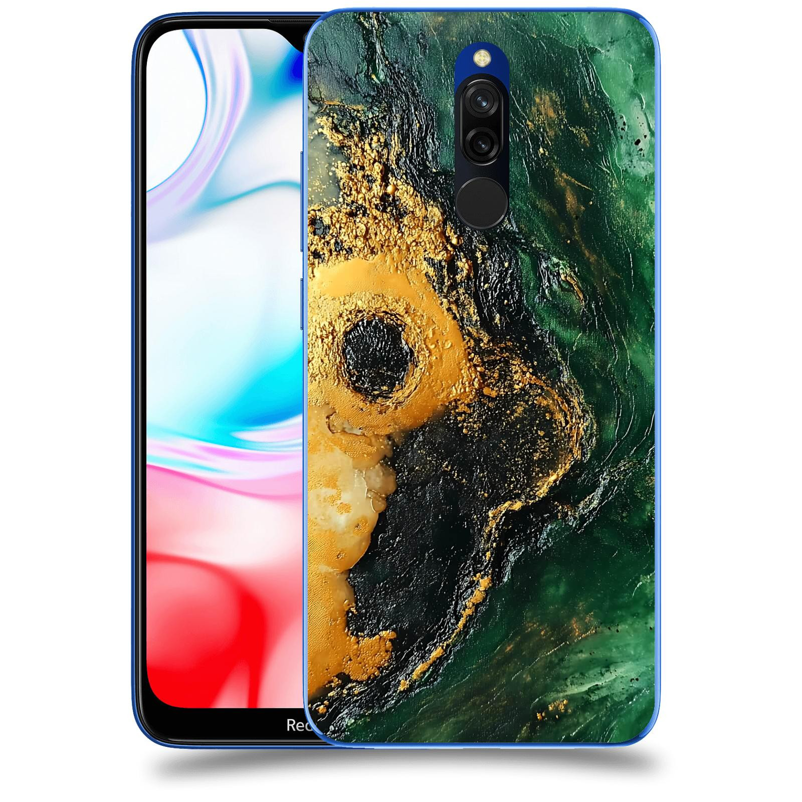 ACOVER Kryt na mobil Xiaomi Redmi 8 - Golden Moss IV