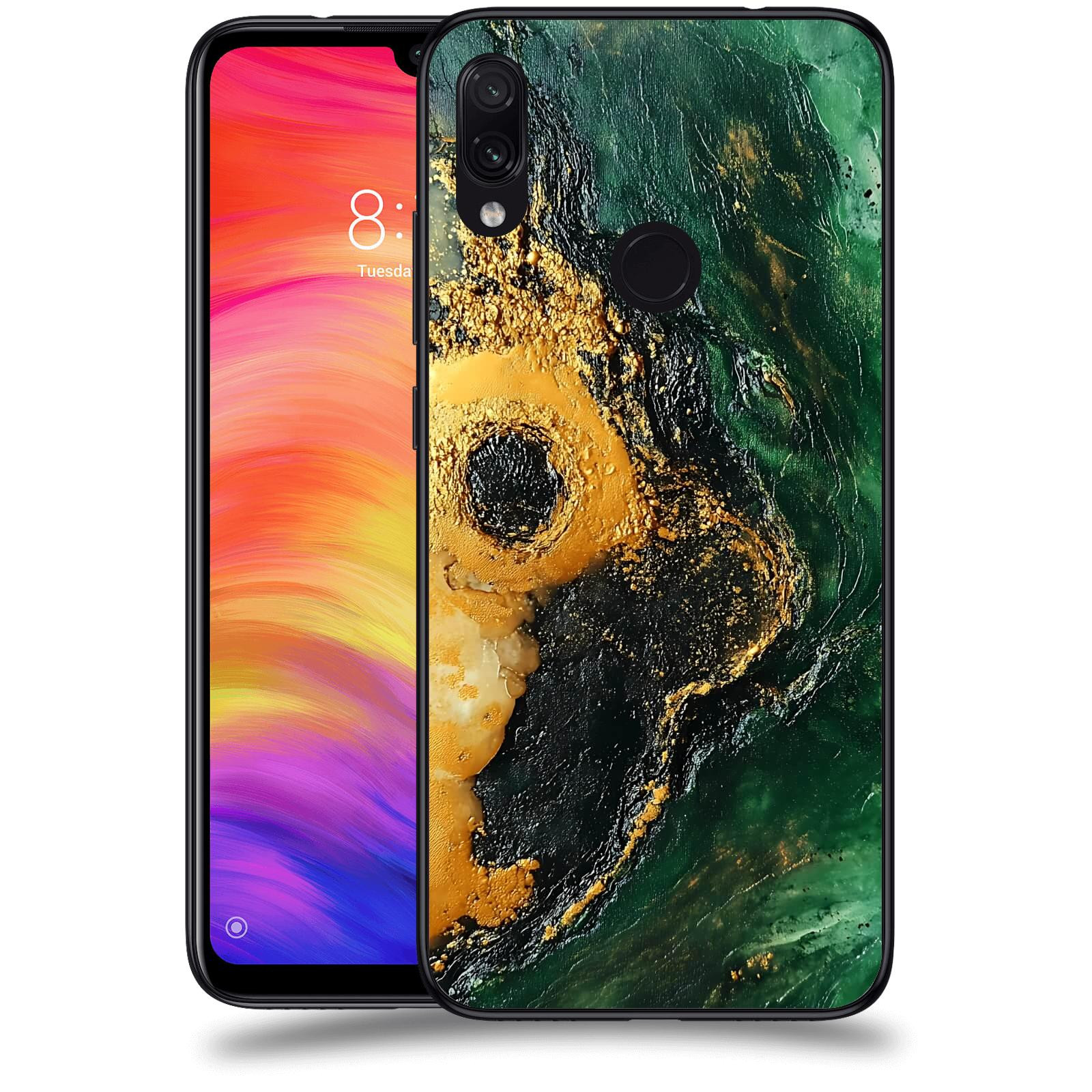 ACOVER Kryt na mobil Xiaomi Redmi Note 7 - Golden Moss IV