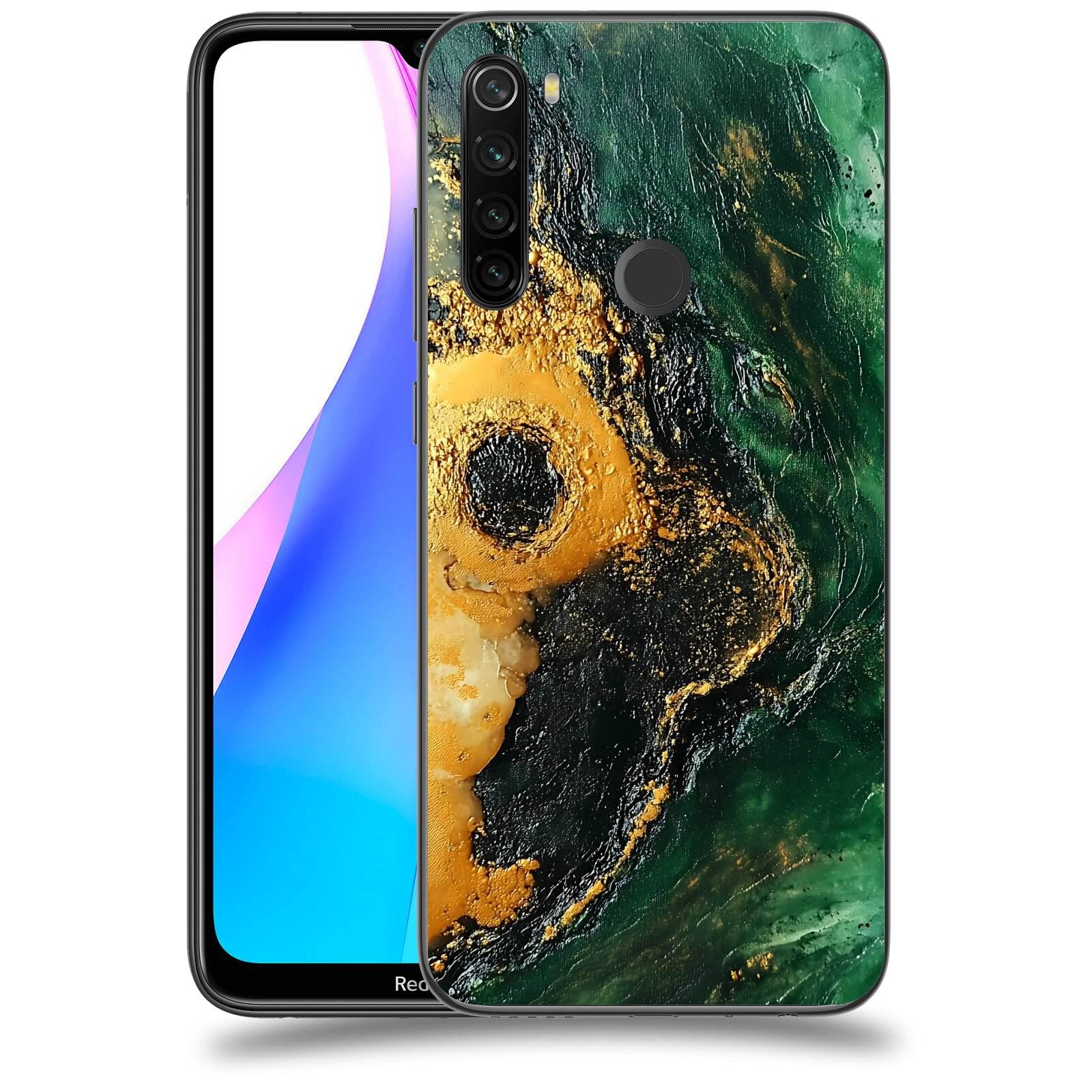 ACOVER Kryt na mobil Xiaomi Redmi Note 8T - Golden Moss IV