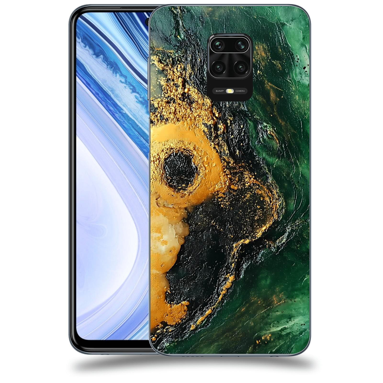 ACOVER Kryt na mobil Xiaomi Redmi Note 9 Pro - Golden Moss IV